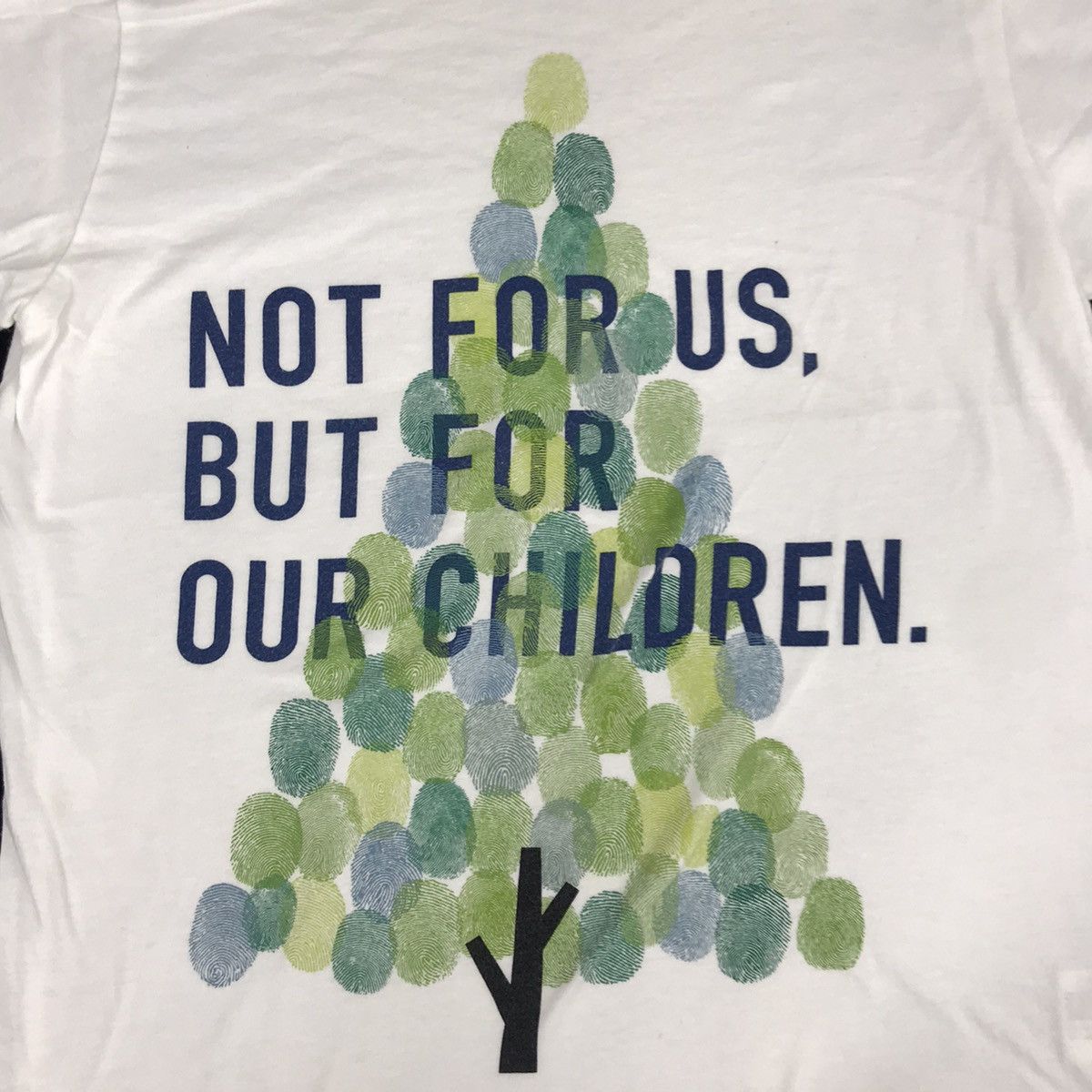 Japanese Brand Umi No Mori Save Forest For Children Future Printed Tee Size S / US 4 / IT 40 - 3 Thumbnail