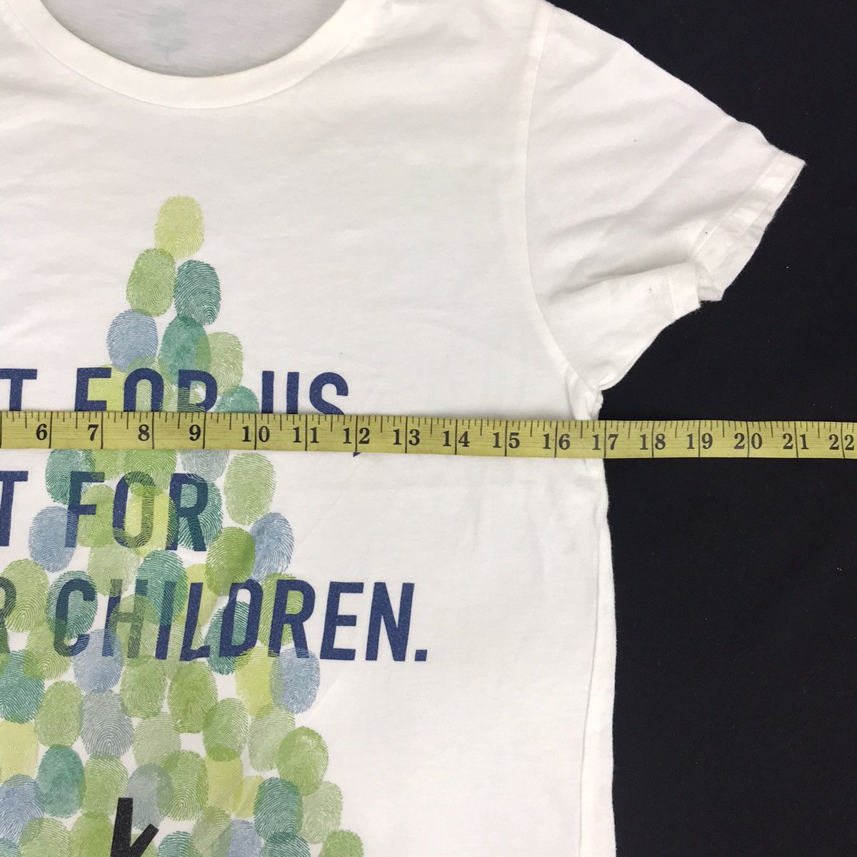 Japanese Brand Umi No Mori Save Forest For Children Future Printed Tee Size S / US 4 / IT 40 - 6 Thumbnail