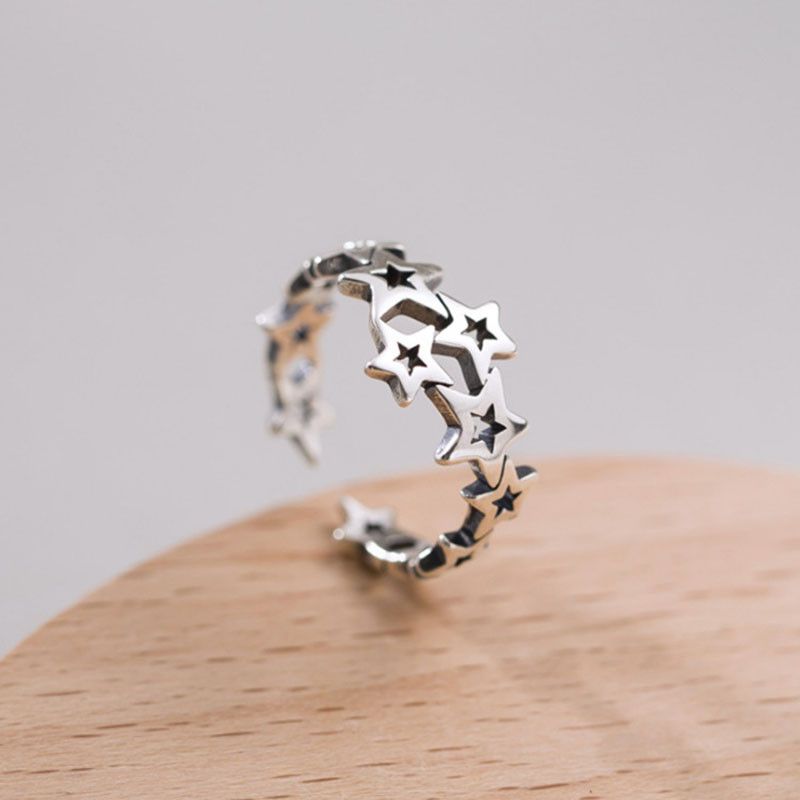 Jewelry Stars Geometric Handmade Rings Size ONE SIZE - 1 Thumbnail