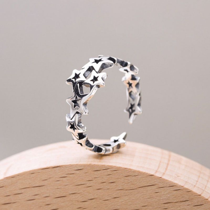 Jewelry Stars Geometric Handmade Rings Size ONE SIZE - 3 Thumbnail