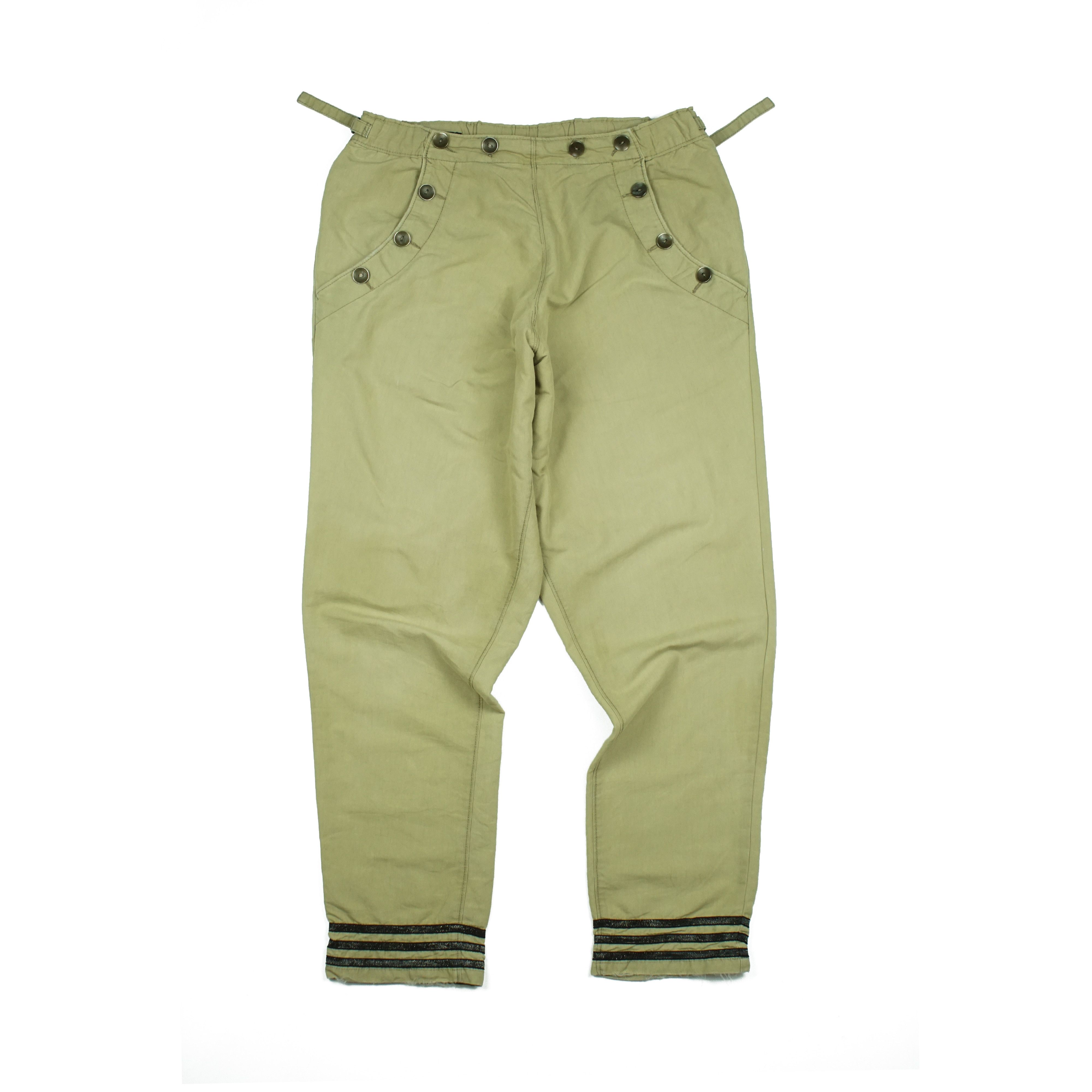 image of Frapbois By Eri Utsugi Drop Crotch Military Pants, Men's (Size 32)