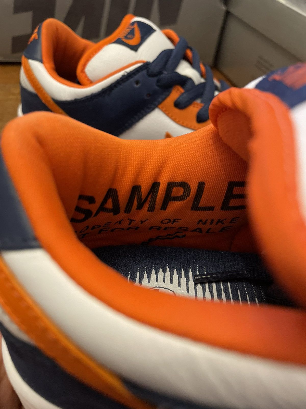 Nike Nike Dunk Low Pro SB Broncos SAMPLES 2003 Size 9 Size US 9 / EU 42 - 9 Thumbnail
