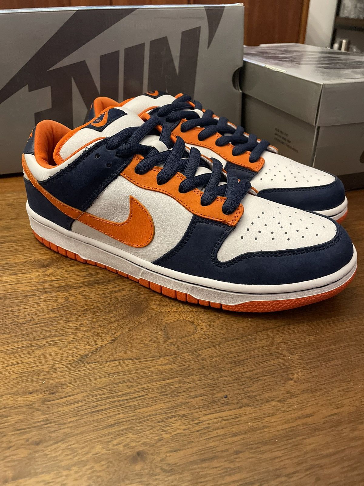 Nike Nike Dunk Low Pro SB Broncos SAMPLES 2003 Size 9 Size US 9 / EU 42 - 8 Thumbnail