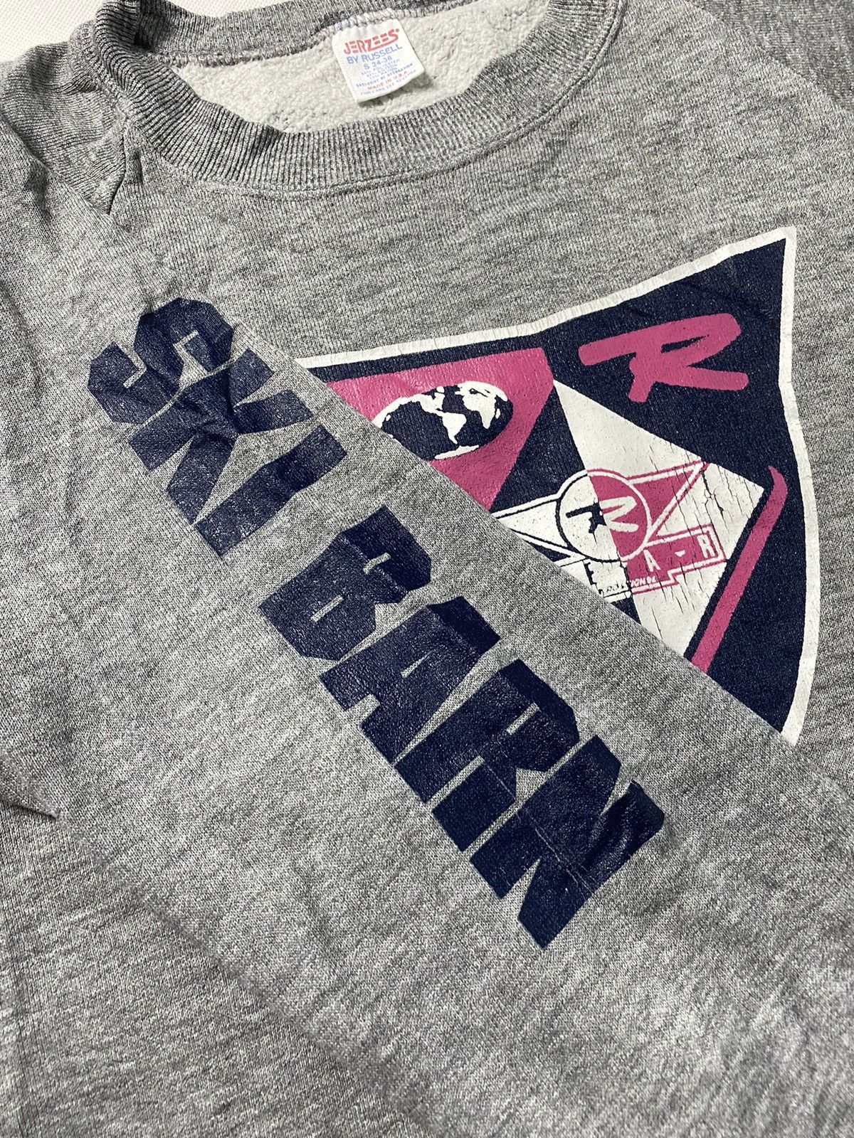 Jerzees × Russell Athletic Vintage Rossignol Ski Team Sweatshirt Made in Usa Size US S / EU 44-46 / 1 - 6 Thumbnail