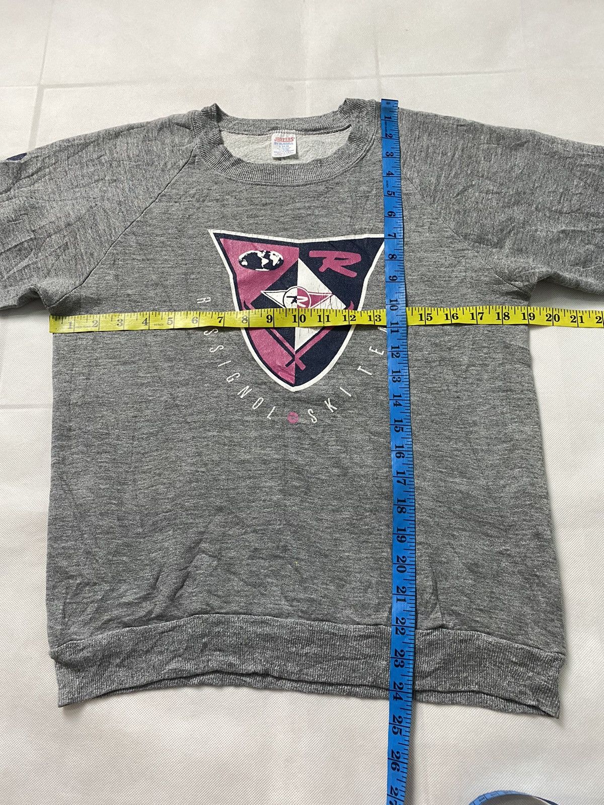 Jerzees × Russell Athletic Vintage Rossignol Ski Team Sweatshirt Made in Usa Size US S / EU 44-46 / 1 - 11 Thumbnail