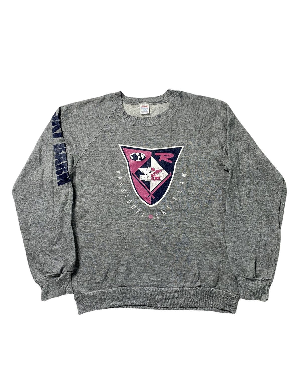 Jerzees × Russell Athletic Vintage Rossignol Ski Team Sweatshirt Made in Usa Size US S / EU 44-46 / 1 - 1 Thumbnail