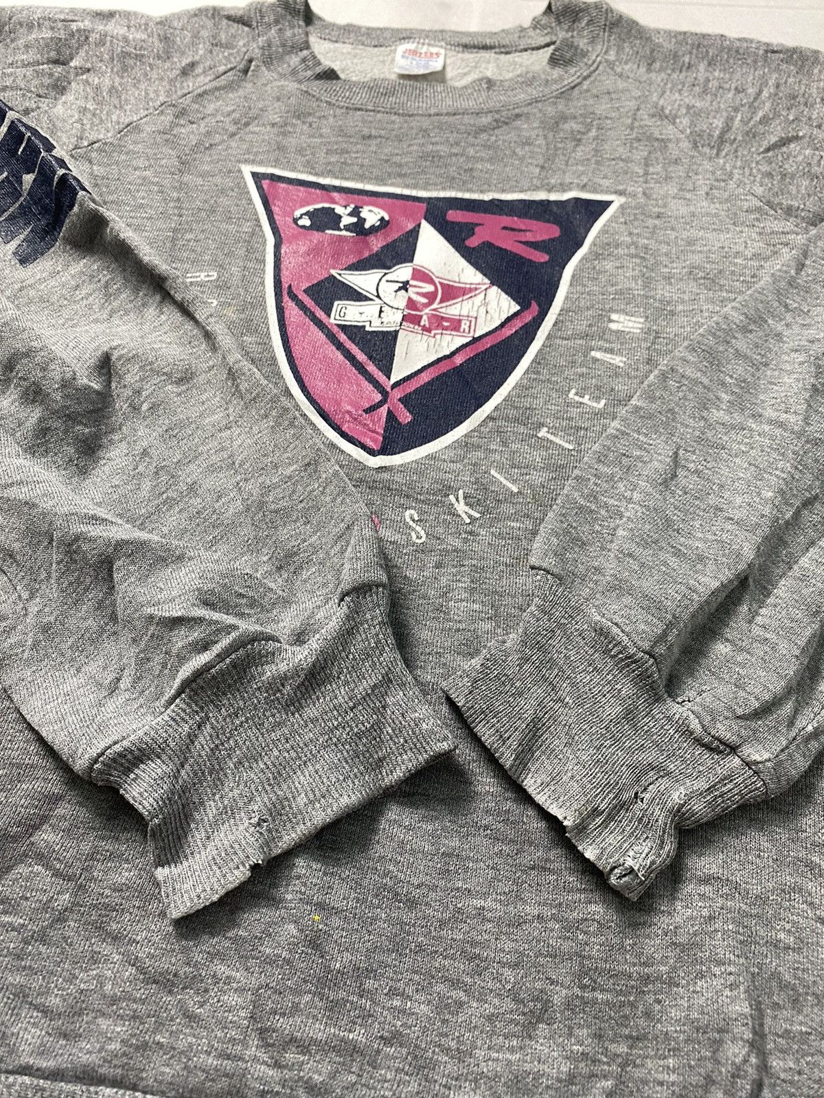 Jerzees × Russell Athletic Vintage Rossignol Ski Team Sweatshirt Made in Usa Size US S / EU 44-46 / 1 - 7 Thumbnail