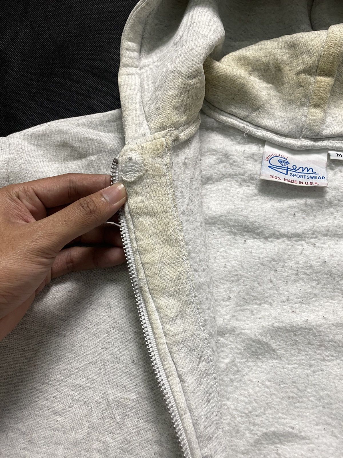 Vintage Vintage Gem Sportwear Made in Usa Hoodie Size US M / EU 48-50 / 2 - 9 Thumbnail