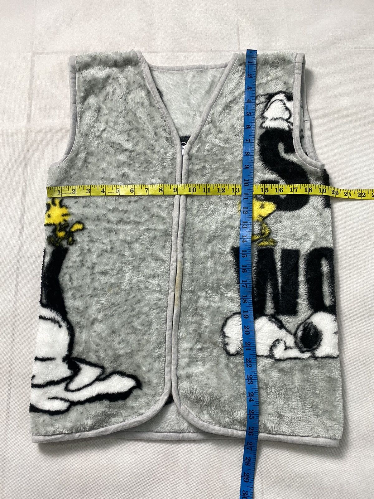 Cartoon Network × Japanese Brand × Peanuts Snoopy And Woodstock Vest Fleece Size US M / EU 48-50 / 2 - 11 Thumbnail