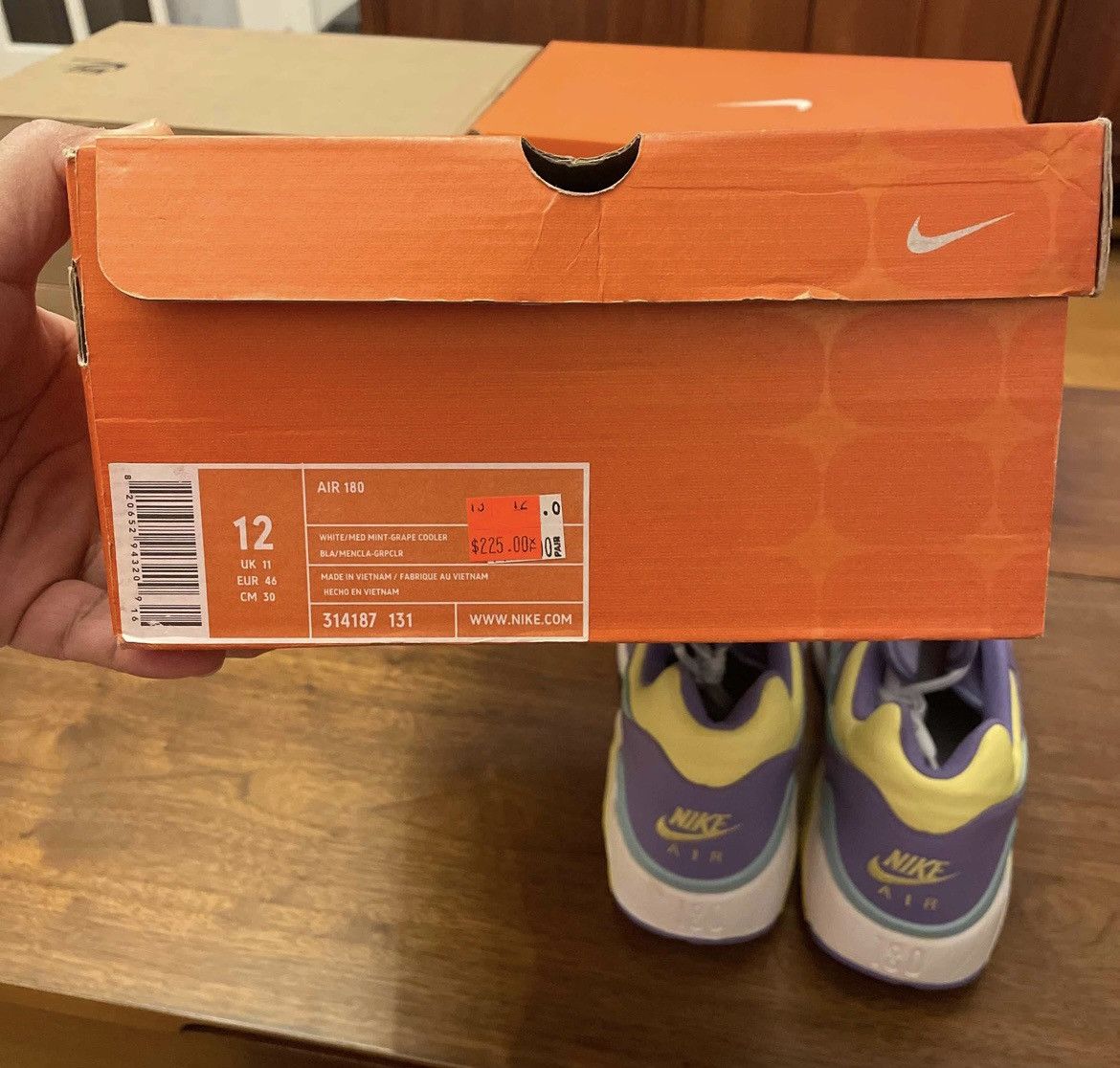 Nike Air Max 180 Easter Egg Quickstrike Tier Zero Size US 12 / EU 45 - 7 Thumbnail