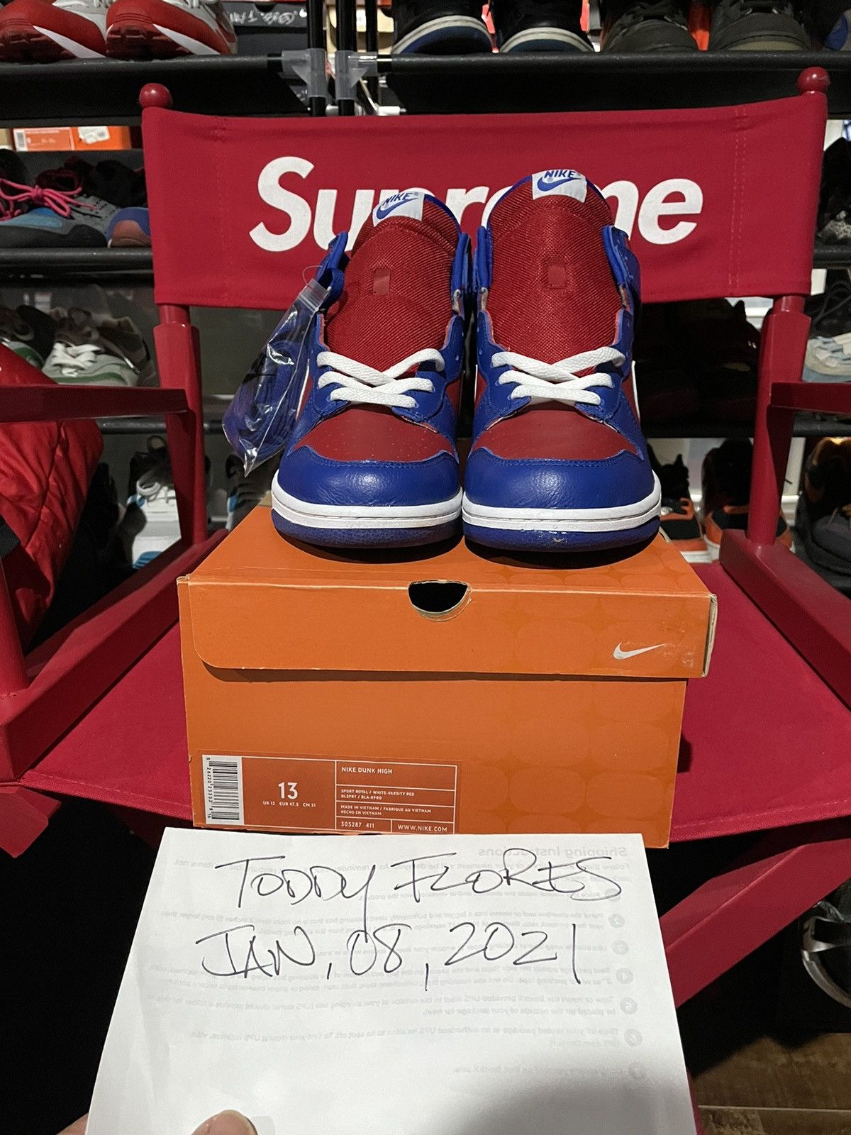 Dunk High “CLIPPERS” Sport Royal/ White-Varsity Red