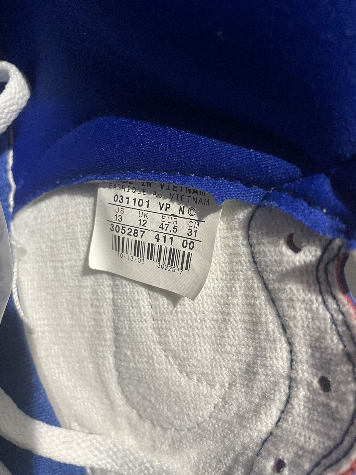 Nike Dunk High “CLIPPERS” Sport Royal/ White-Varsity Red Size US 13 / EU 46 - 11 Thumbnail