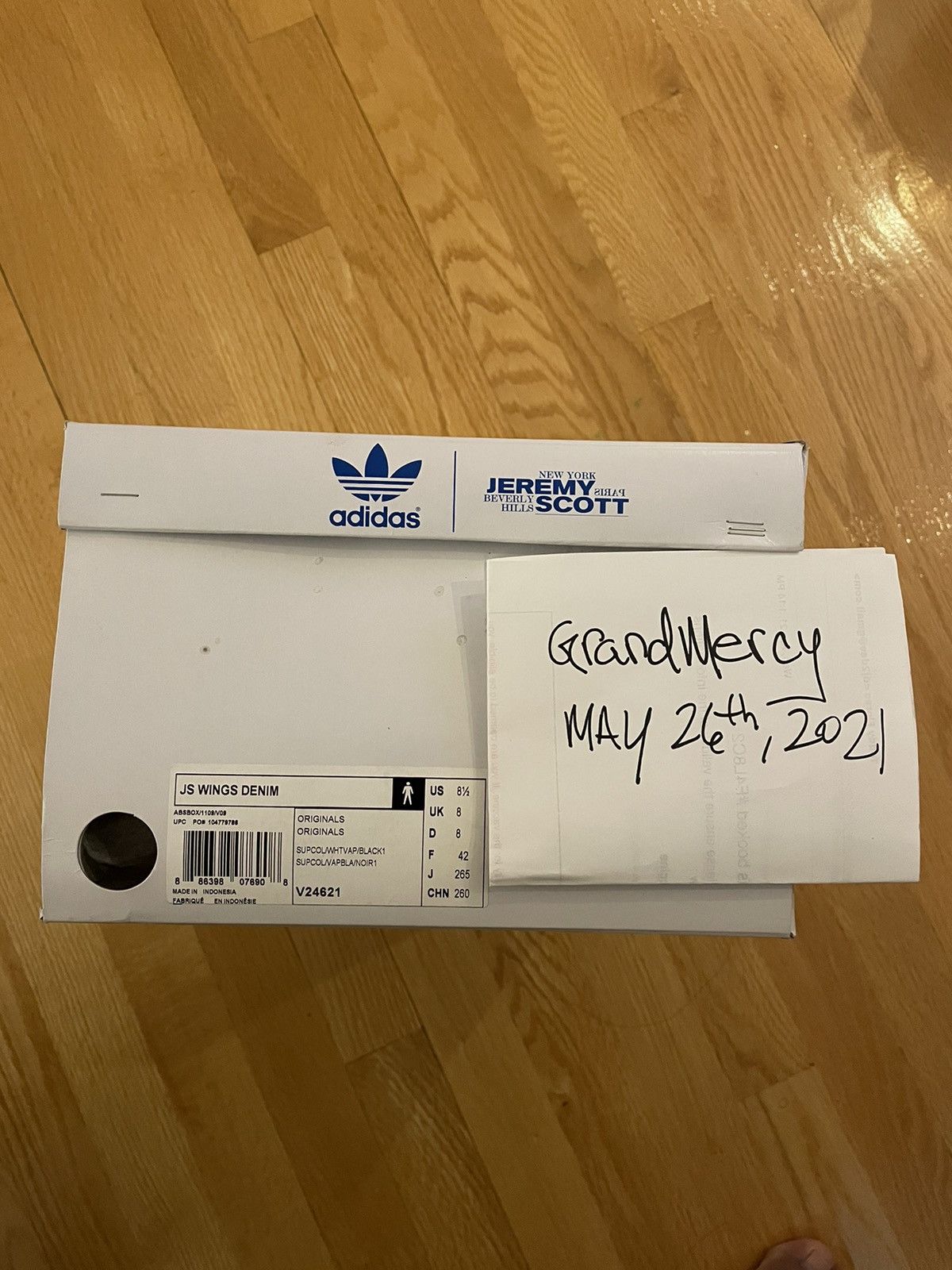 Adidas × Jeremy Scott JS Wings Denim 1.0 Jeremy Scott Adidas Originals ObyO 8.5 Size US 8.5 / EU 41-42 - 5 Thumbnail