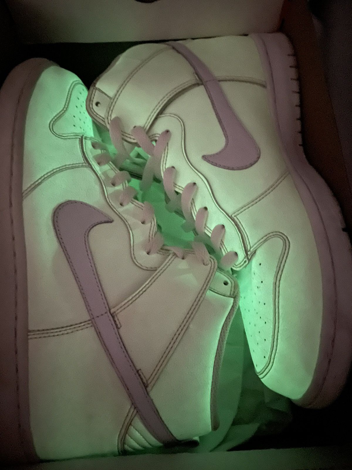 Nike Dunk High Premium Glow In The Dark size 11 Size US 11 / EU 44 - 9 Thumbnail