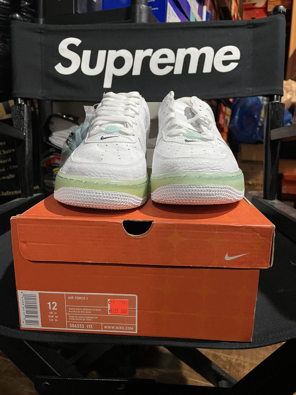 Nike Air Force 1 Ice Cube Size 12 Size US 12 / EU 45 - 2 Thumbnail