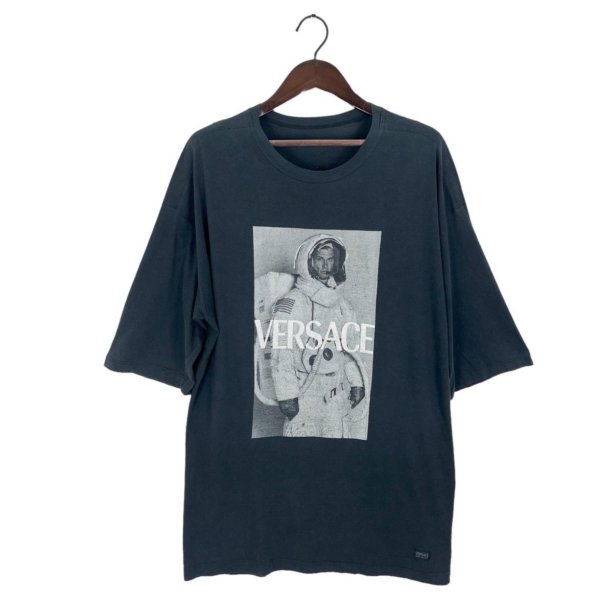 image of Versace Jeans Couture x Vintage 90's Bruce Weber Portfolio Photo Tee in Black, Men's (Size Large)