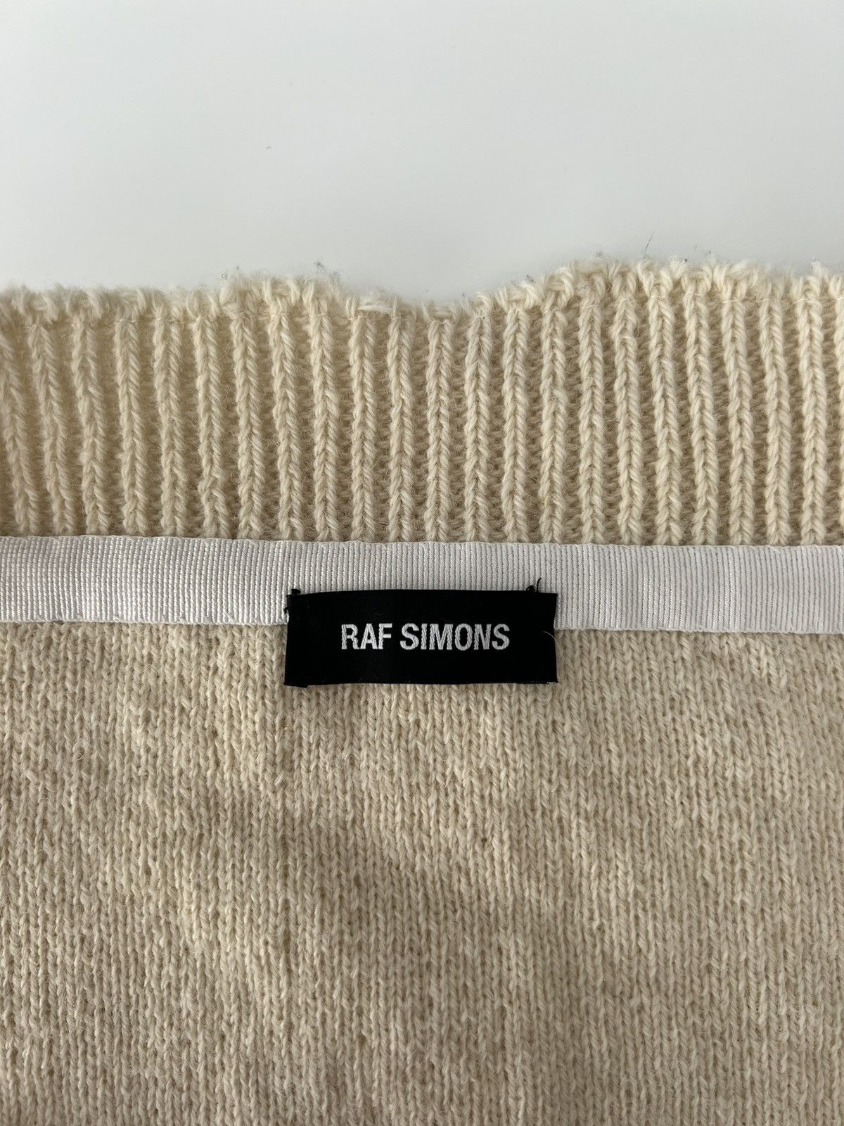Raf Simons AW16 Distressed Wool Sweater Size US XL / EU 56 / 4 - 7 Thumbnail