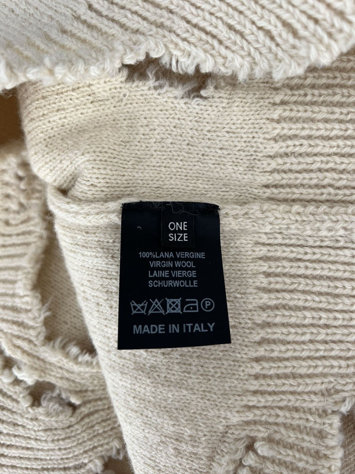 Raf Simons AW16 Distressed Wool Sweater Size US XL / EU 56 / 4 - 8 Thumbnail