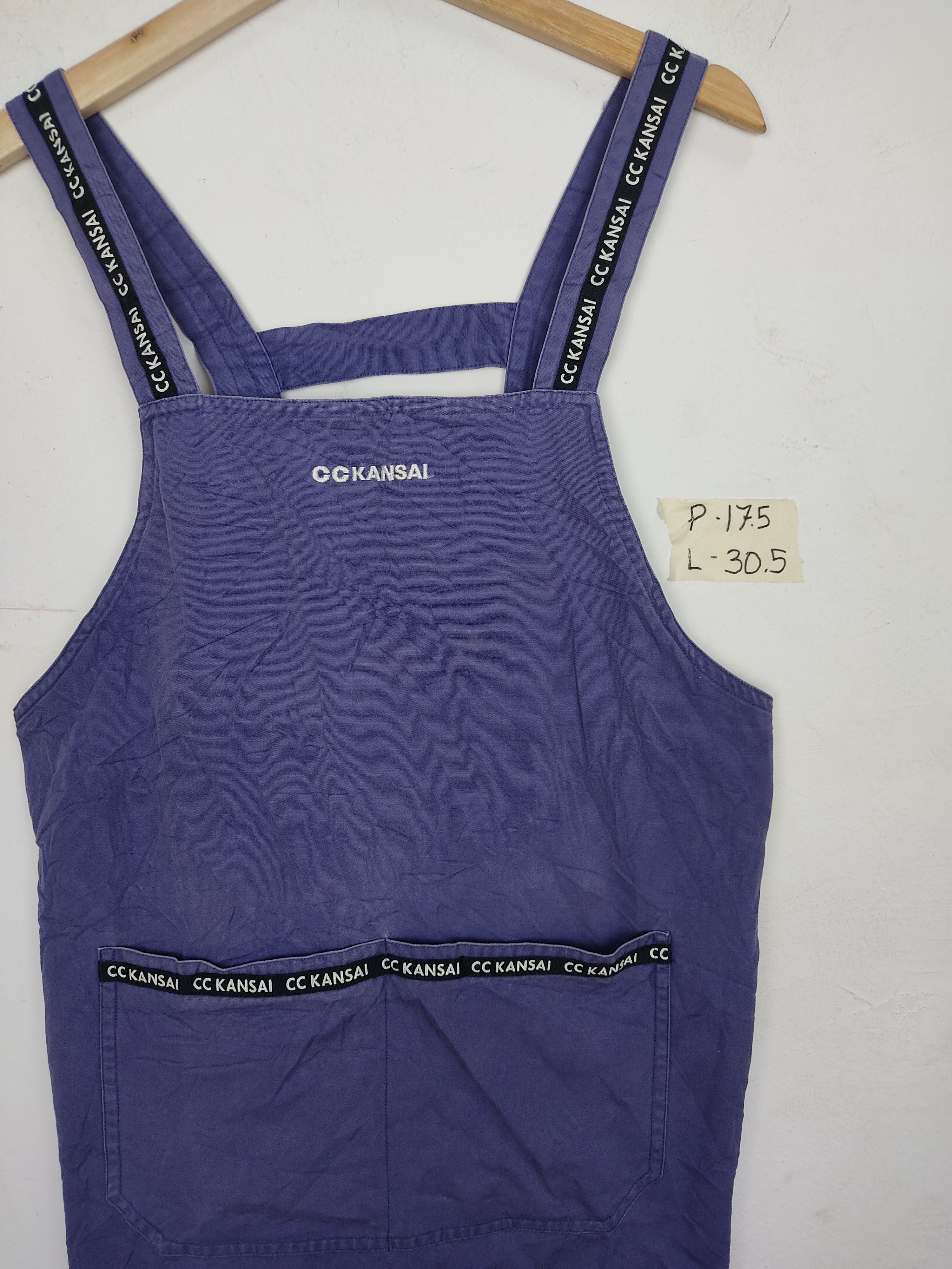Japanese Brand Kansai Yamamoto Homme Apron with Adjustable Straps Size ONE SIZE - 4 Thumbnail