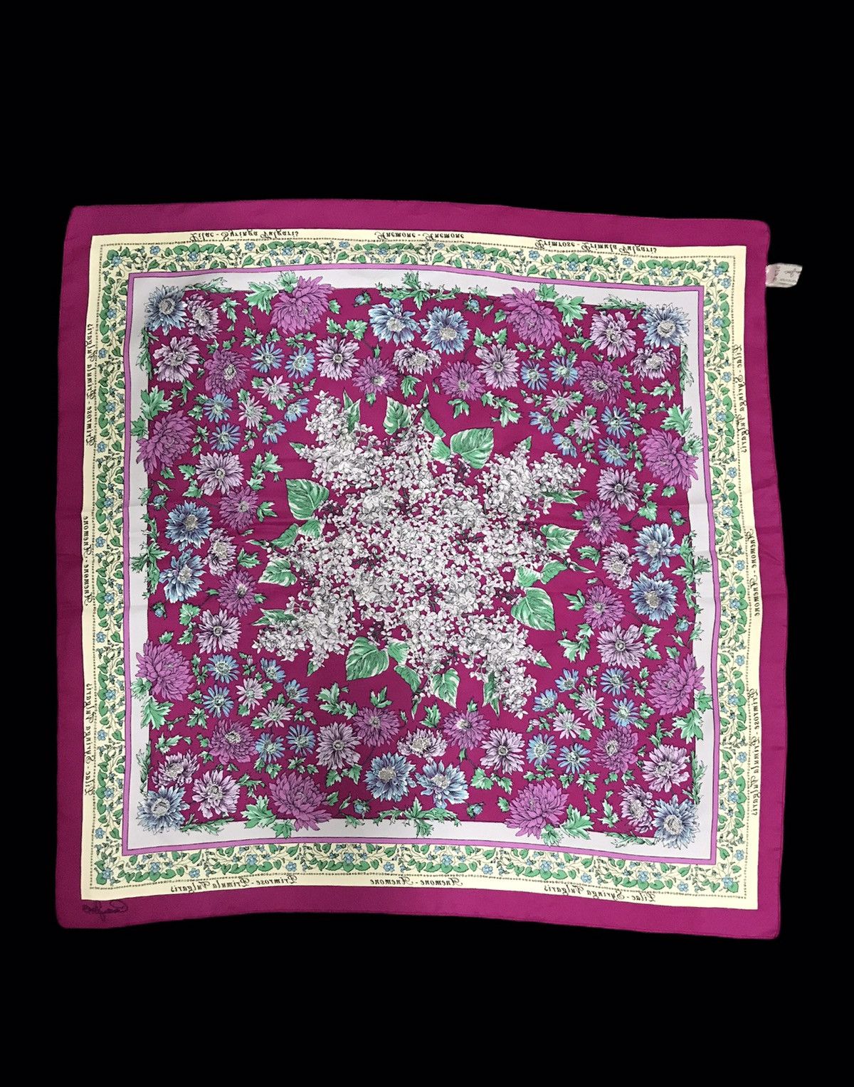 Other 90s Cornelia James Scarf Primula Vulgaris Floral Design Size ONE SIZE - 3 Thumbnail