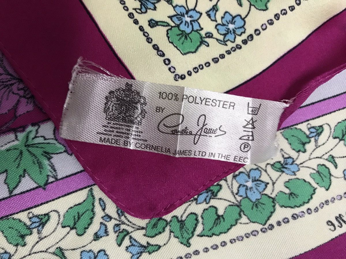 Other 90s Cornelia James Scarf Primula Vulgaris Floral Design Size ONE SIZE - 7 Thumbnail