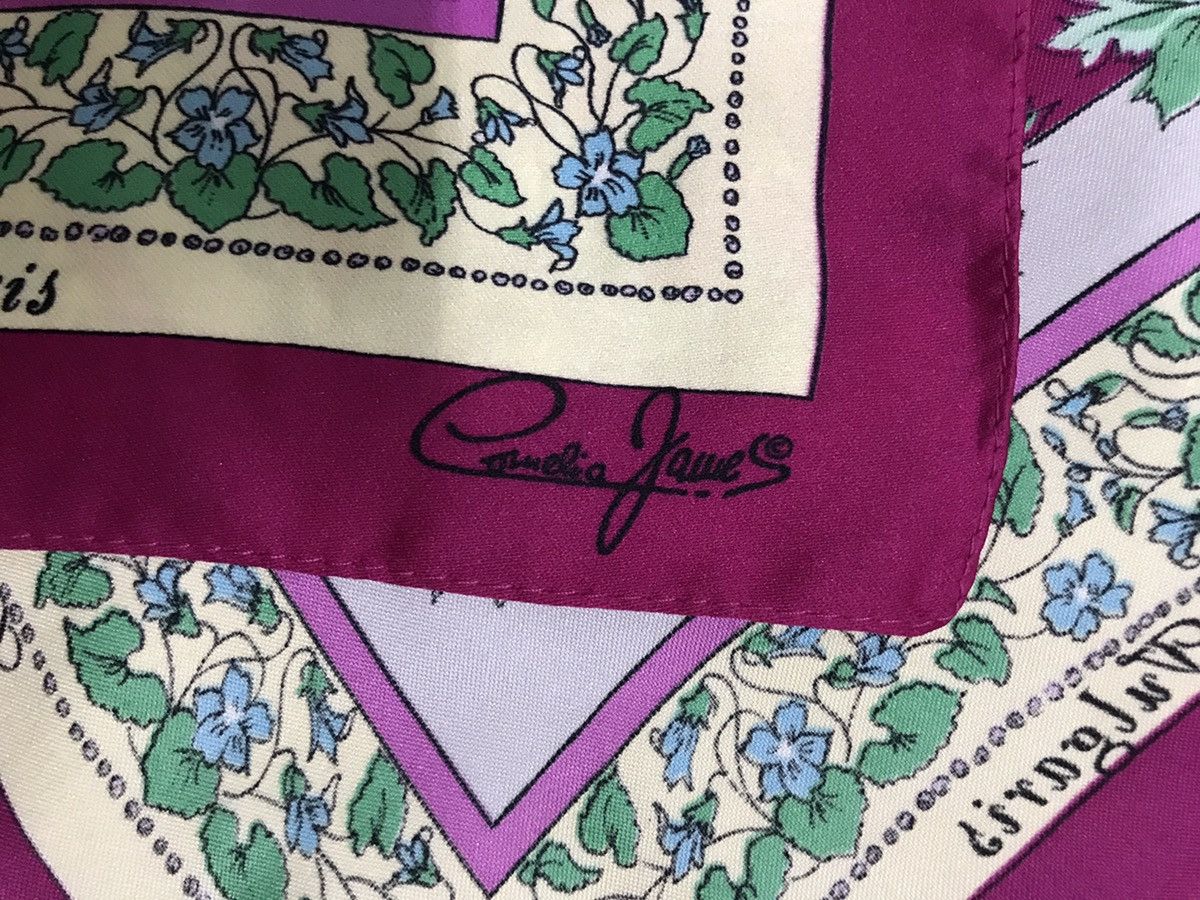 Other 90s Cornelia James Scarf Primula Vulgaris Floral Design Size ONE SIZE - 6 Thumbnail