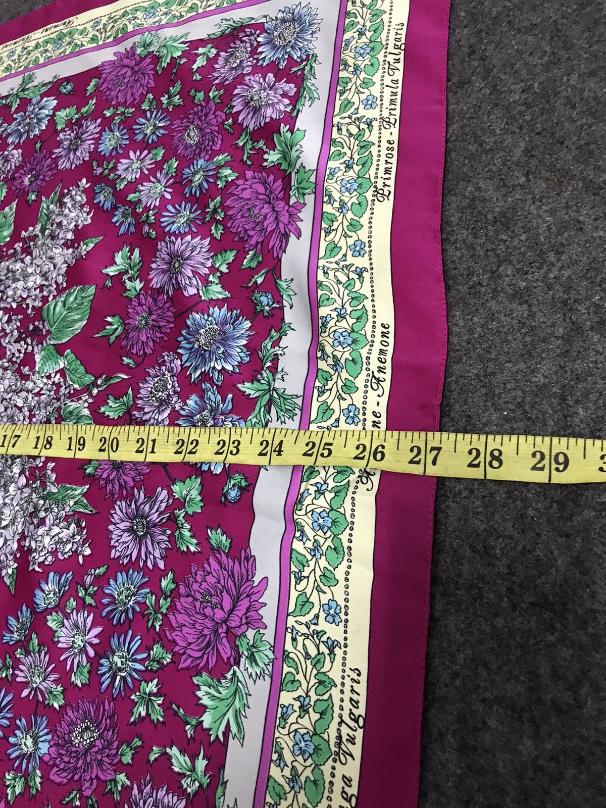 Other 90s Cornelia James Scarf Primula Vulgaris Floral Design Size ONE SIZE - 4 Thumbnail