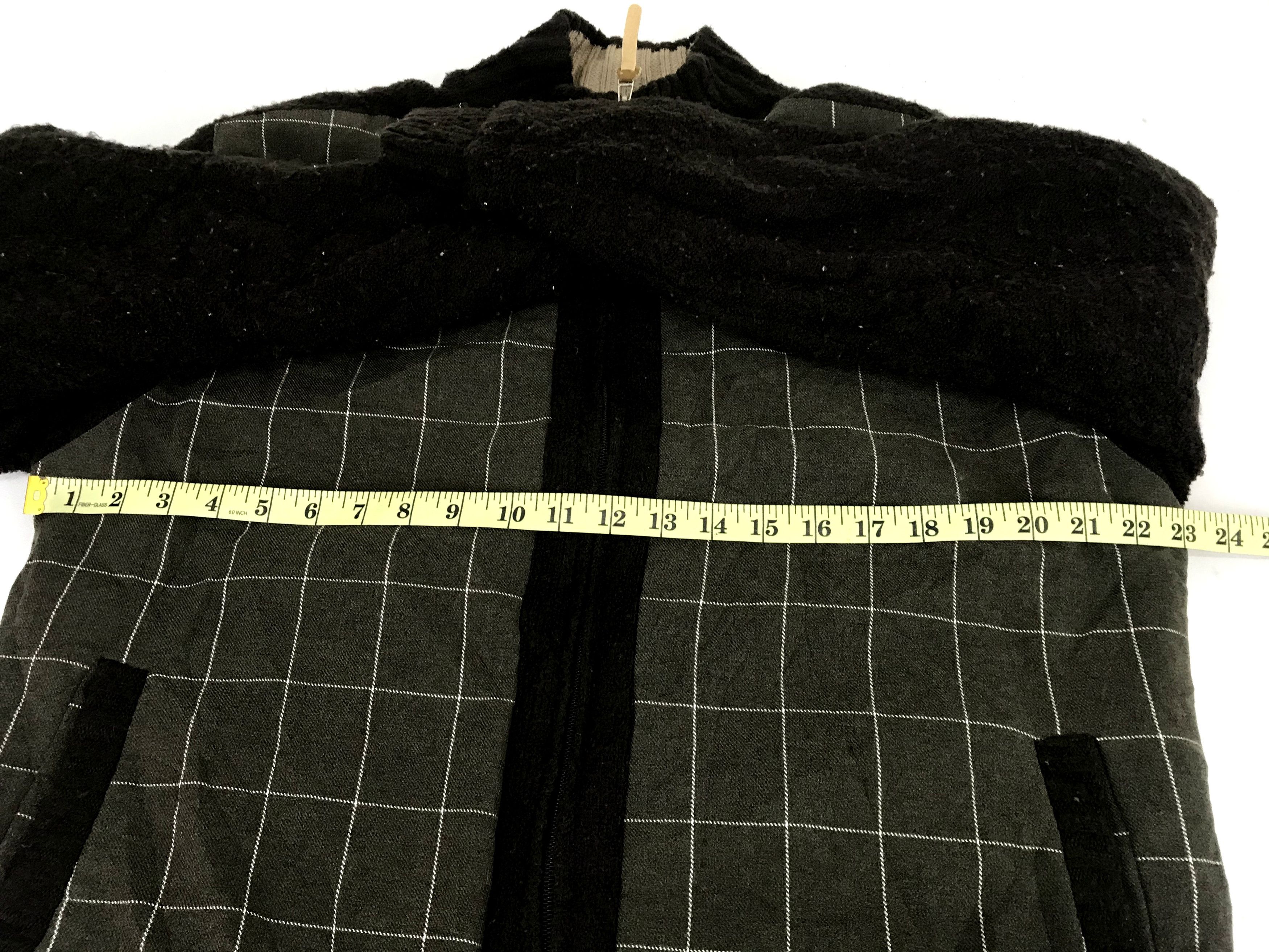 Andreluciano AL AndreLuciano Padded Jacket Square Plaid Check Sherpa Size US L / EU 52-54 / 3 - 9 Thumbnail