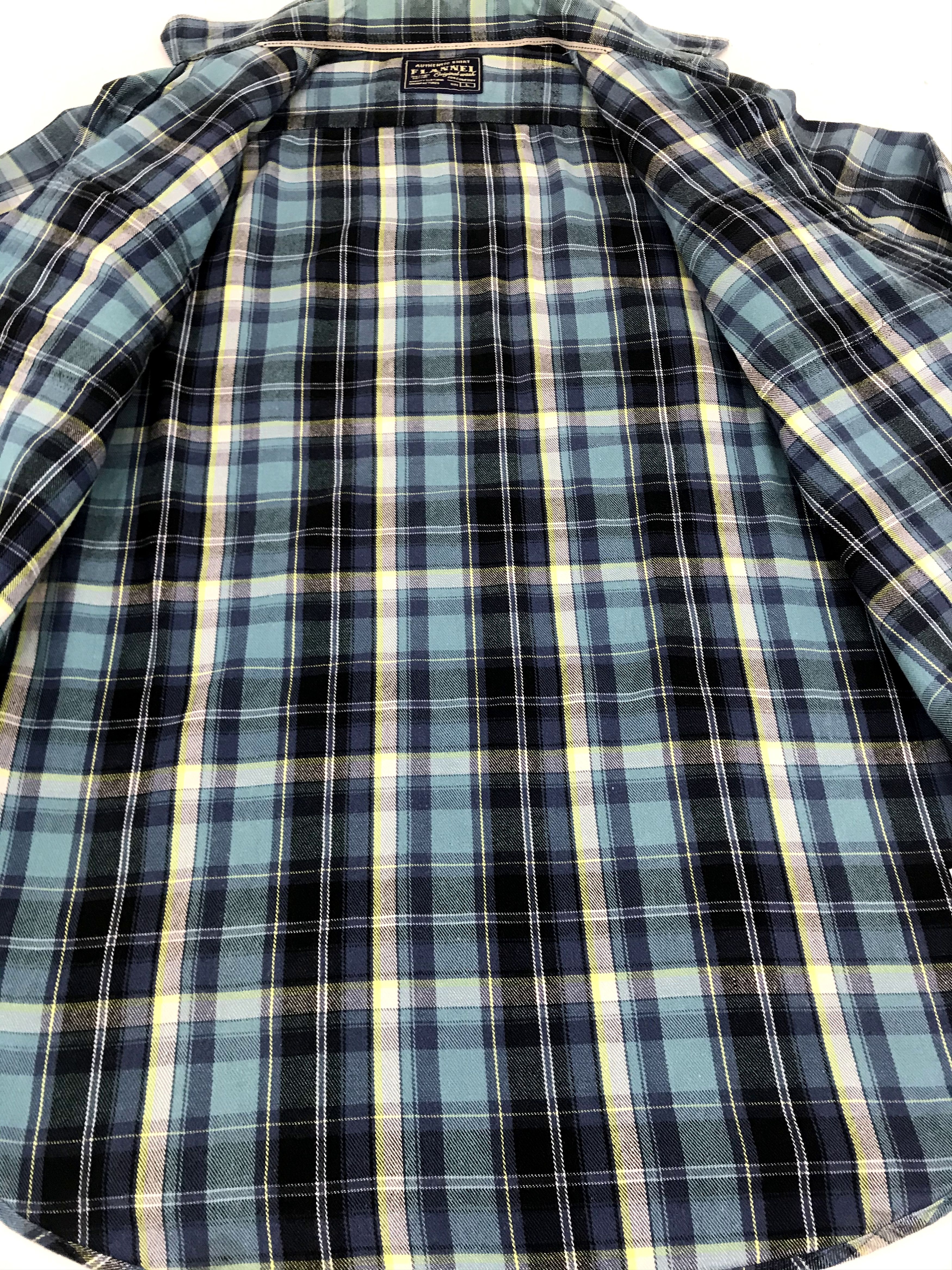 Flannel Vintage Flannel Shirt Double Pockets Square Plaid Check Size US L / EU 52-54 / 3 - 5 Thumbnail