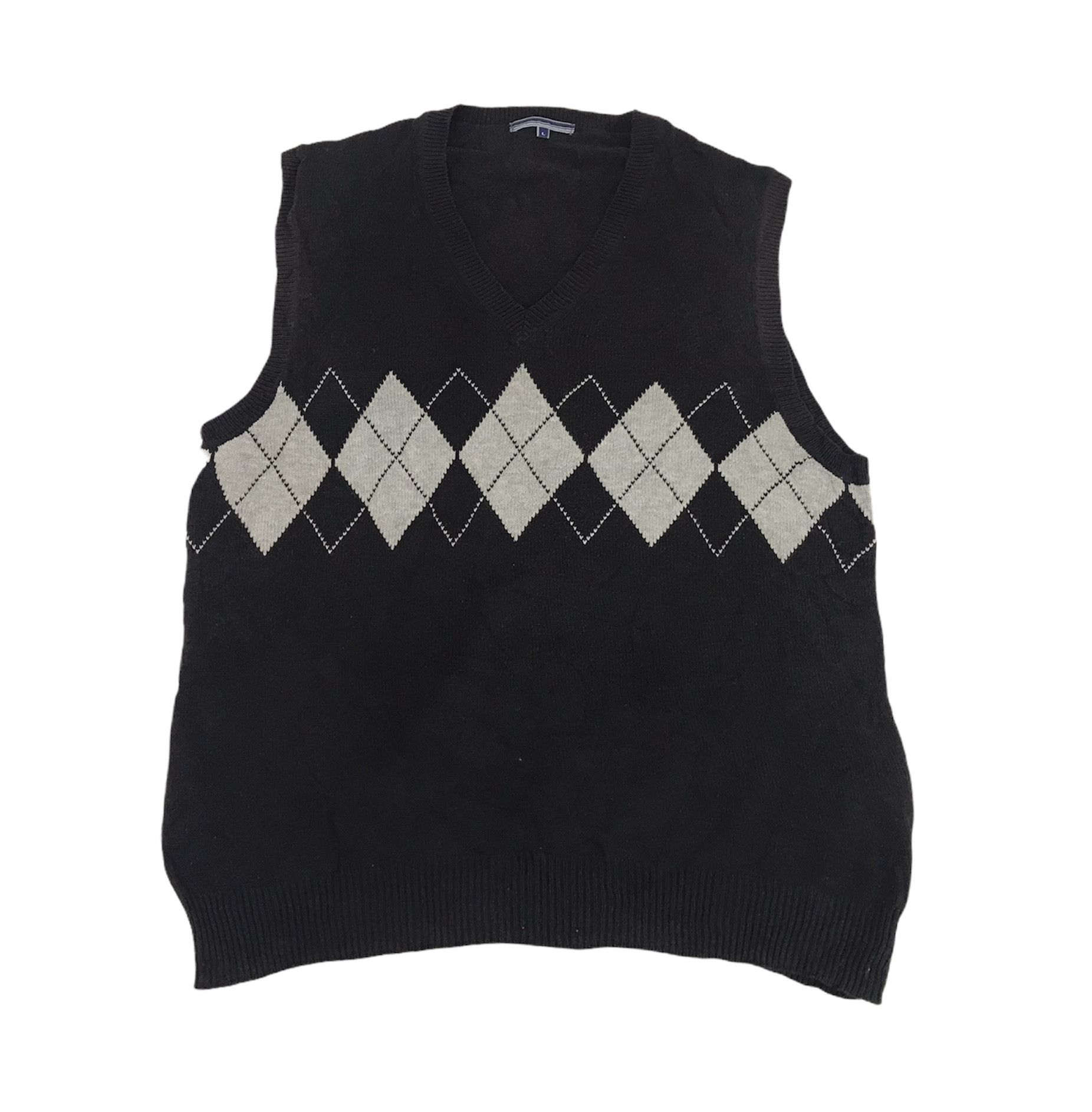 Other Vintage Style Casual Student Vest Jumper Pull Over Uniqlo Size US M / EU 48-50 / 2 - 1 Thumbnail