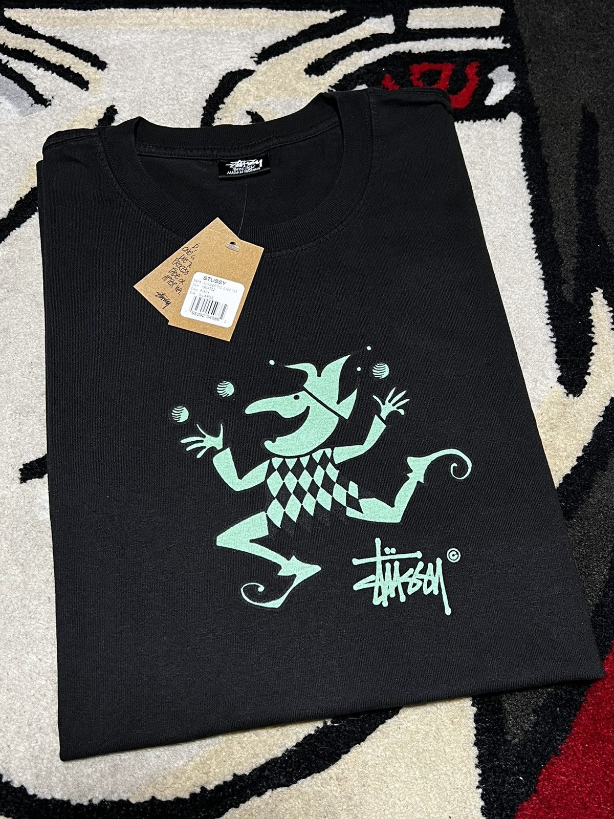 Stussy Stussy Juggler tee black XL Size US XL / EU 56 / 4 - 1 Thumbnail