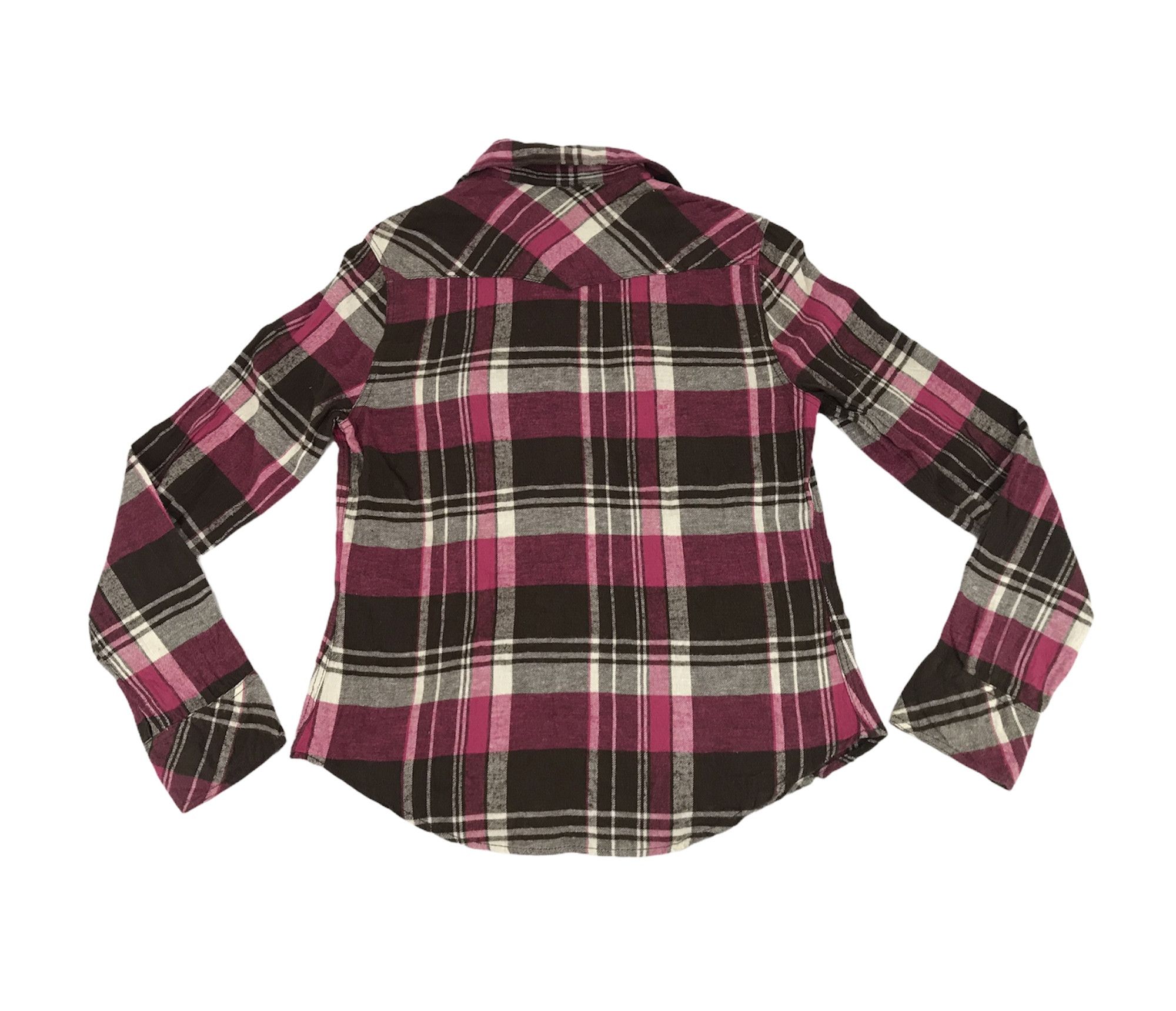 Flannel Vintage Levi's Red Tab Snap Button Flannel Double Pockets Size S / US 4 / IT 40 - 2 Thumbnail