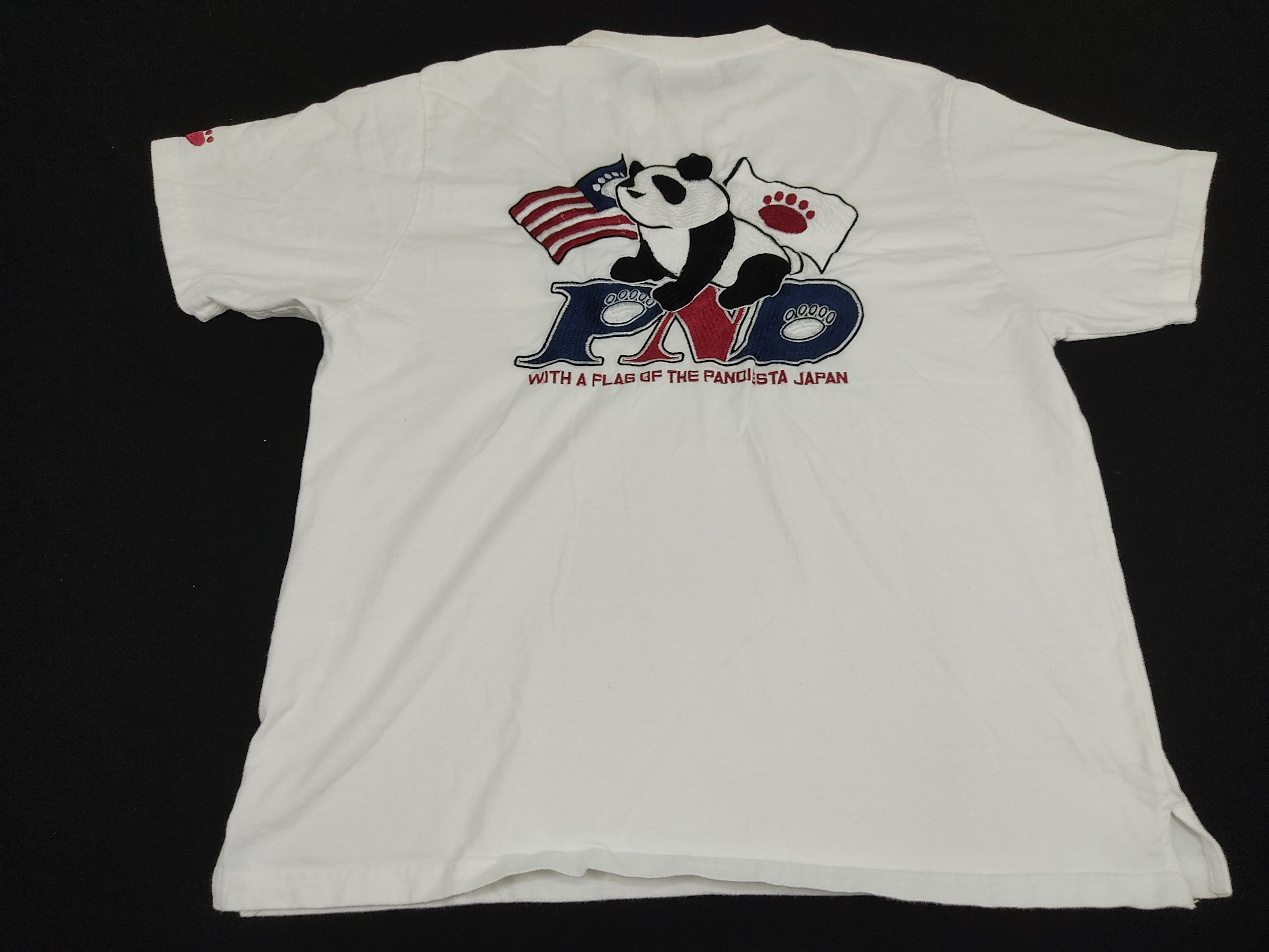 Japanese Brand Vintage Japanese Pandiesta Japan x America Big Logo Tee Size US L / EU 52-54 / 3 - 3 Thumbnail