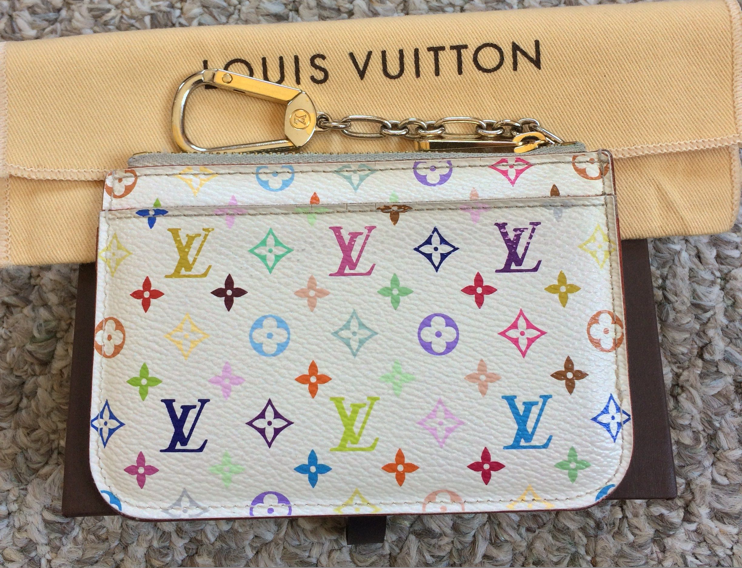 S/S 2003 Louis Vuitton x Murakami Monogram Zip Pouch Wallet