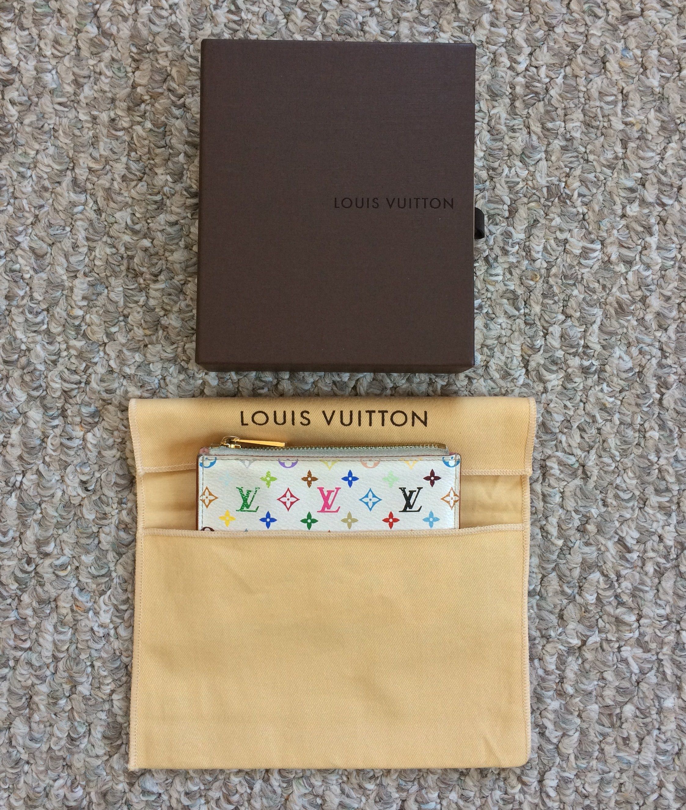 Louis Vuitton × Takashi Murakami S/S 2003 Louis Vuitton x Murakami Monogram Zip Pouch Wallet Size ONE SIZE - 11 Thumbnail