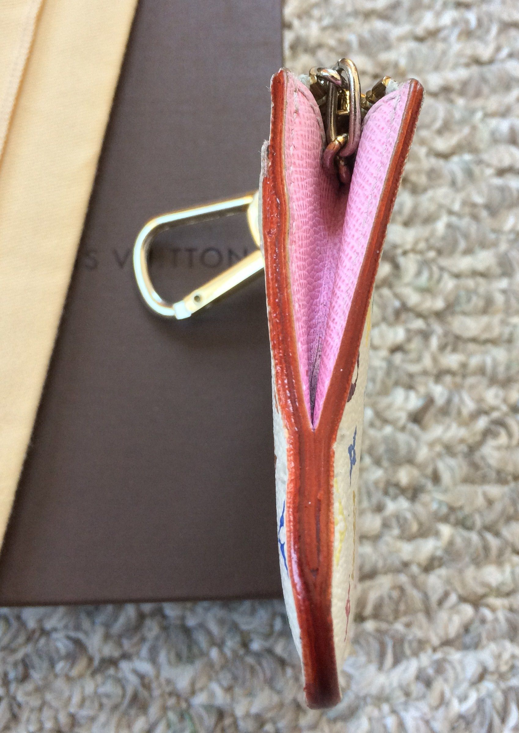 Louis Vuitton × Takashi Murakami S/S 2003 Louis Vuitton x Murakami Monogram Zip Pouch Wallet Size ONE SIZE - 5 Thumbnail