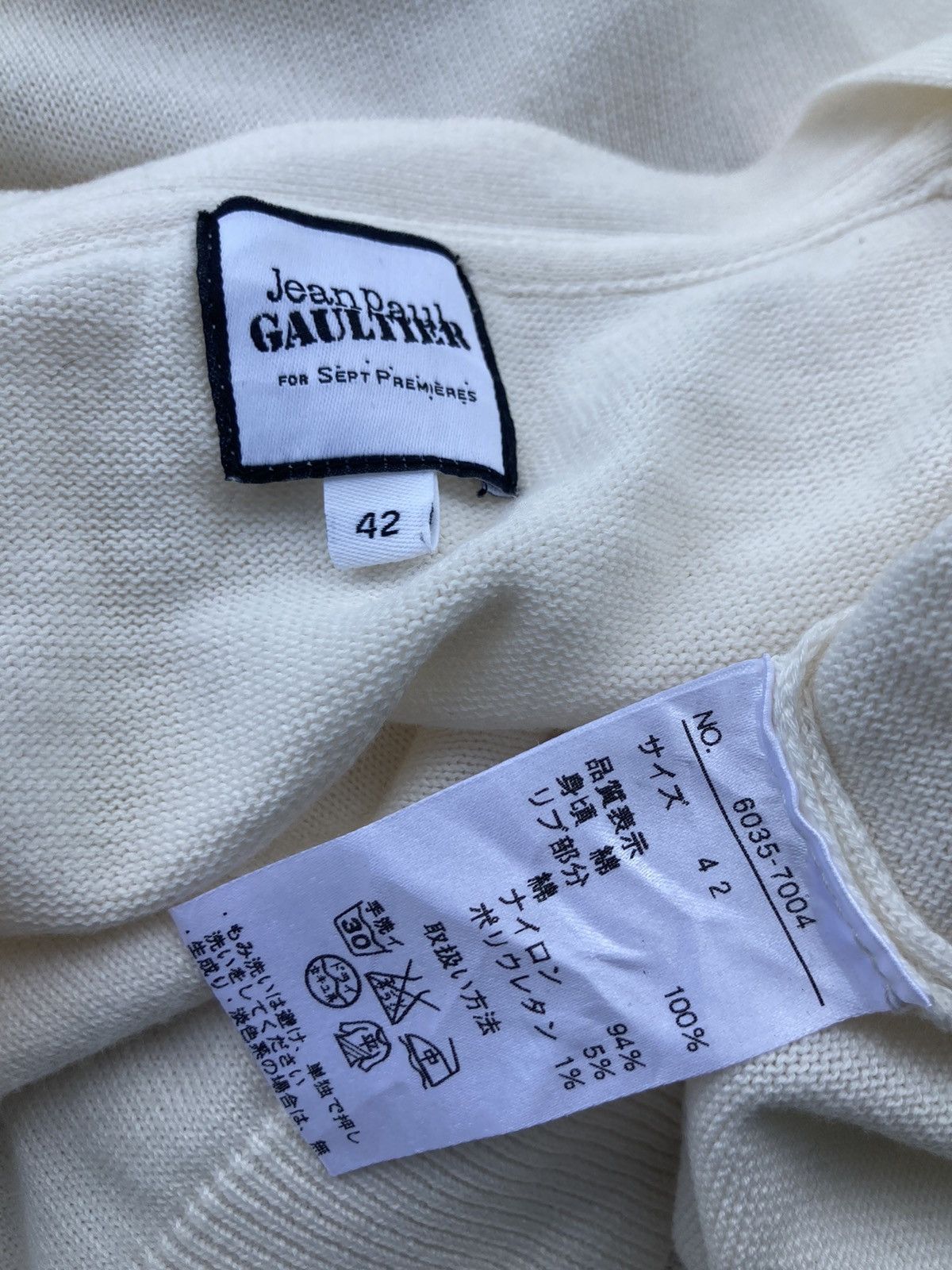 Jean Paul Gaultier JEANS PAUL GAULTIER CARDIGAN Size US L / EU 52-54 / 3 - 6 Thumbnail
