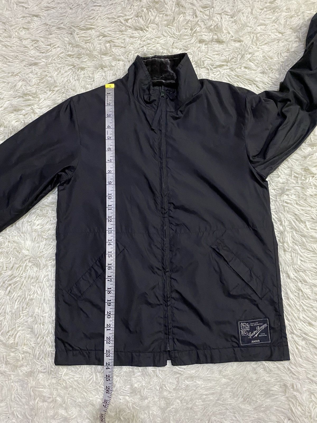 CABANE de ZUCCa Zucca Spectro Dragon Reversible Nylon Rayon Jacket Size US S / EU 44-46 / 1 - 13 Thumbnail