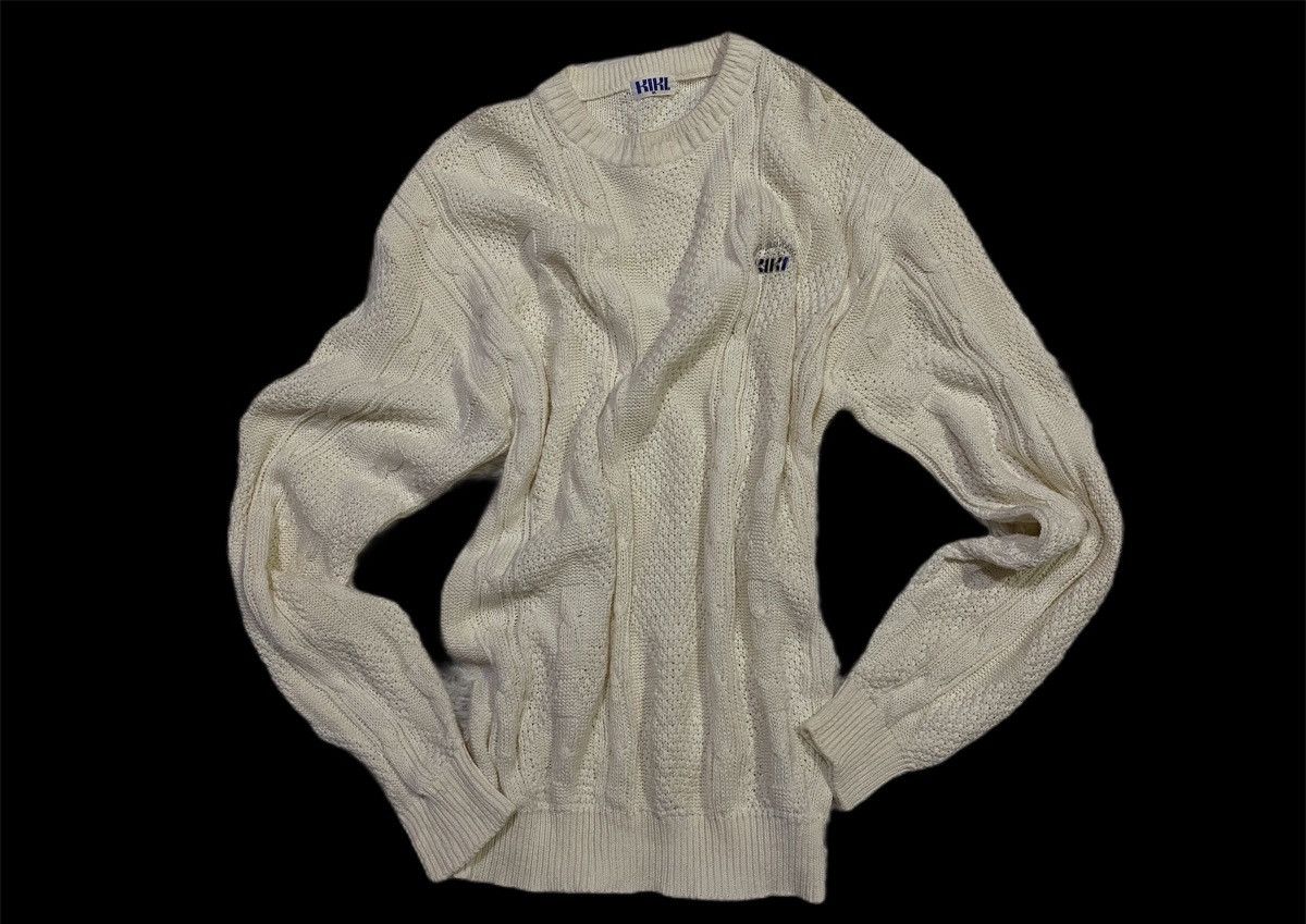 Vintage KIKI HONOLULU HAWAII CABLE KNIT SWEATER PULLOVER Size US M / EU 48-50 / 2 - 6 Thumbnail