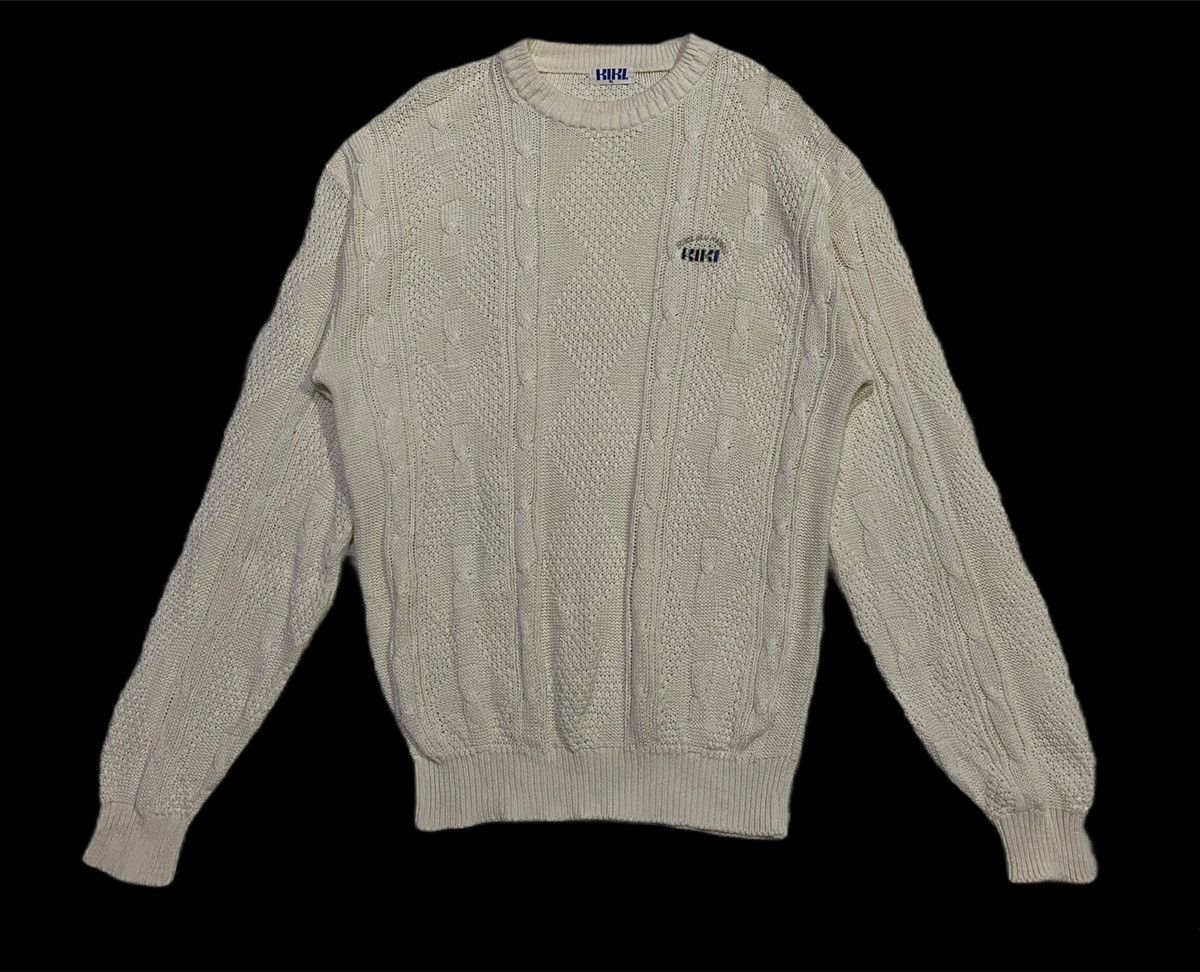 Vintage KIKI HONOLULU HAWAII CABLE KNIT SWEATER PULLOVER Size US M / EU 48-50 / 2 - 1 Thumbnail