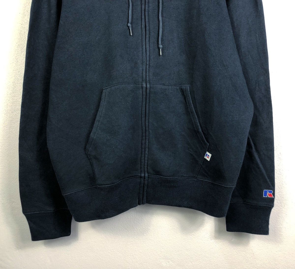 Russell Athletic Rare Vintage Russell Athletic Zipper Hoodie Sweatshirt Size US L / EU 52-54 / 3 - 3 Thumbnail