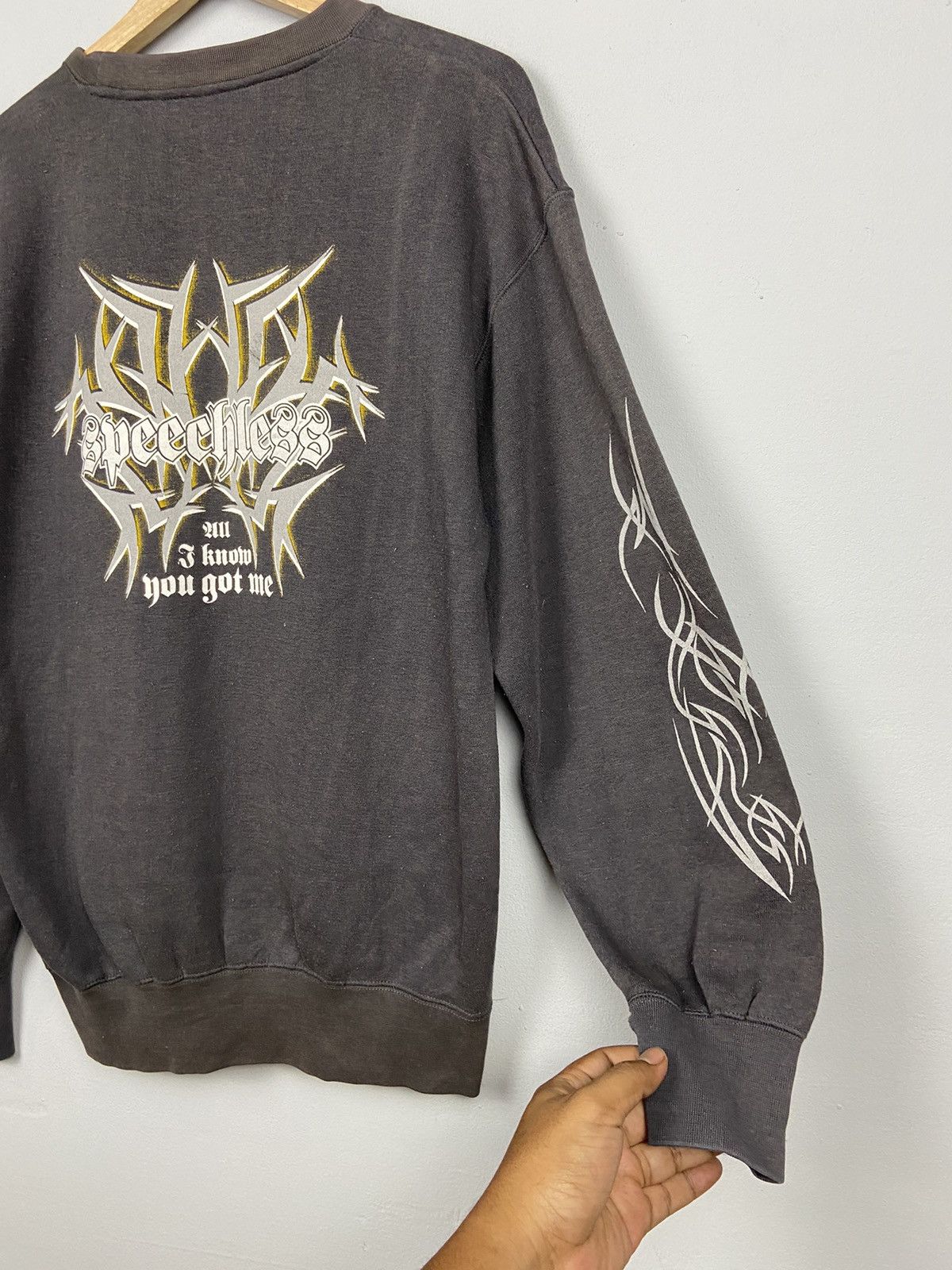 Japanese Brand Vintage Speechless “You Know How To Got Me” Sweatshirt Size US M / EU 48-50 / 2 - 4 Thumbnail