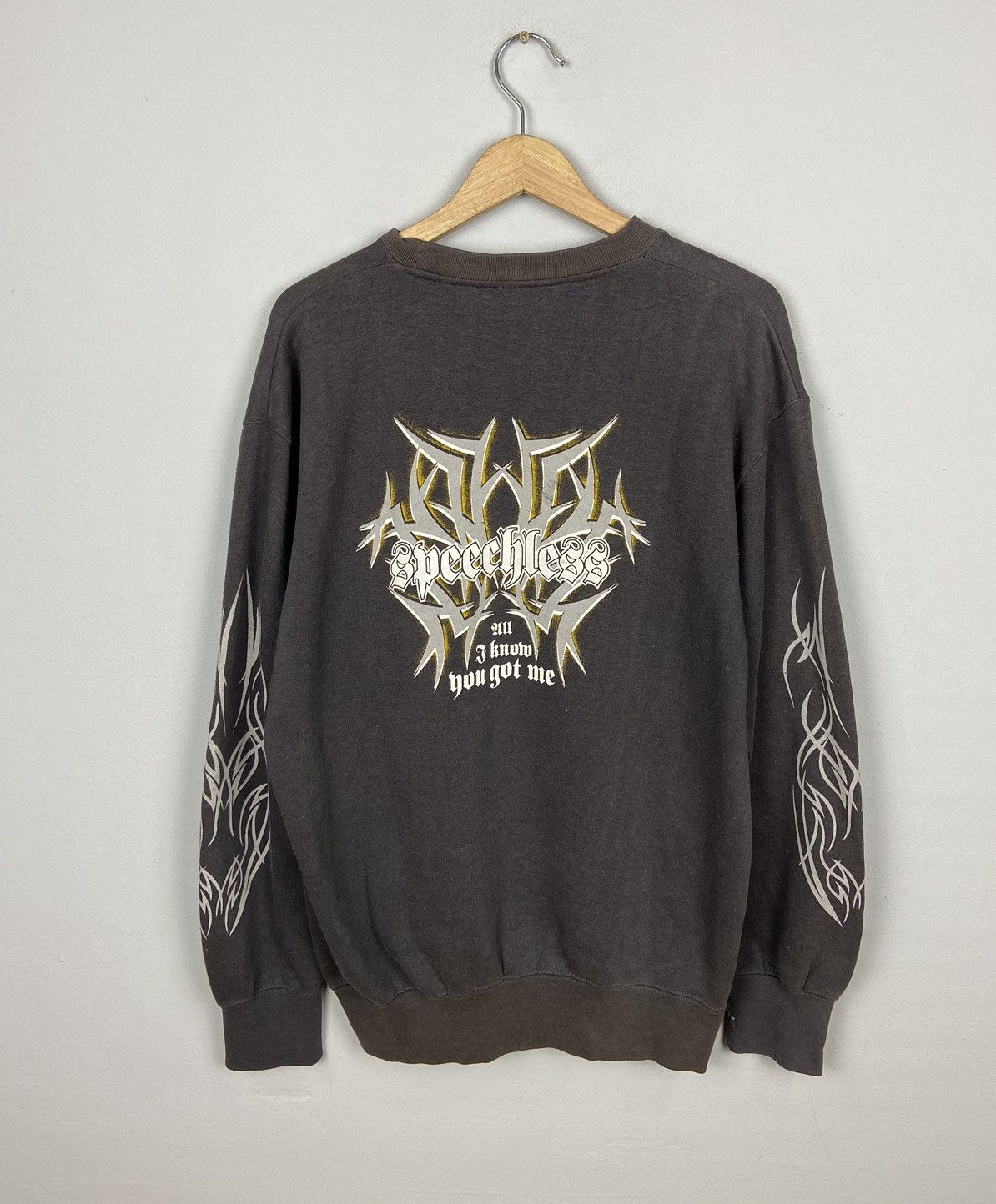 Japanese Brand Vintage Speechless “You Know How To Got Me” Sweatshirt Size US M / EU 48-50 / 2 - 1 Thumbnail