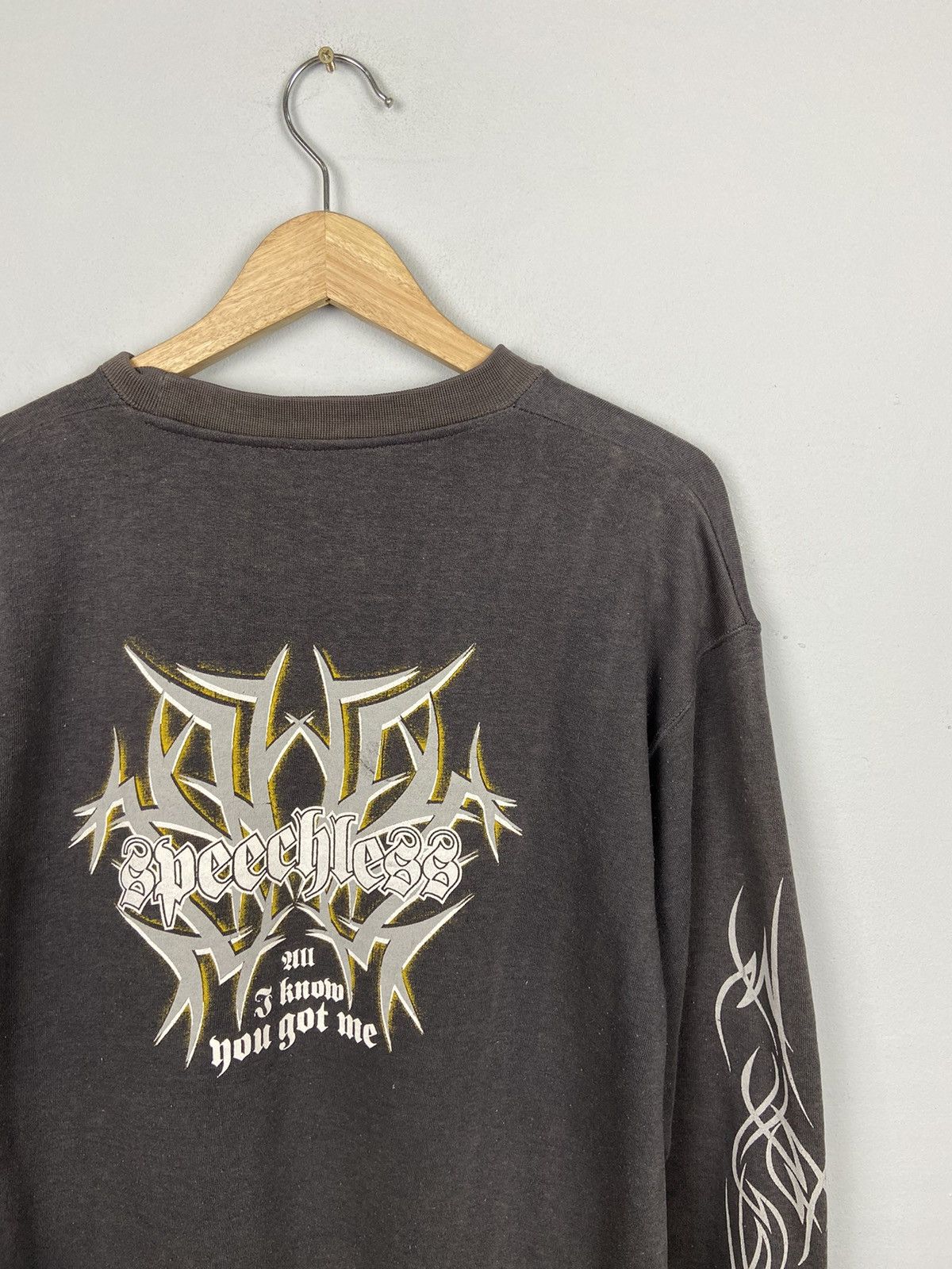 Japanese Brand Vintage Speechless “You Know How To Got Me” Sweatshirt Size US M / EU 48-50 / 2 - 2 Thumbnail
