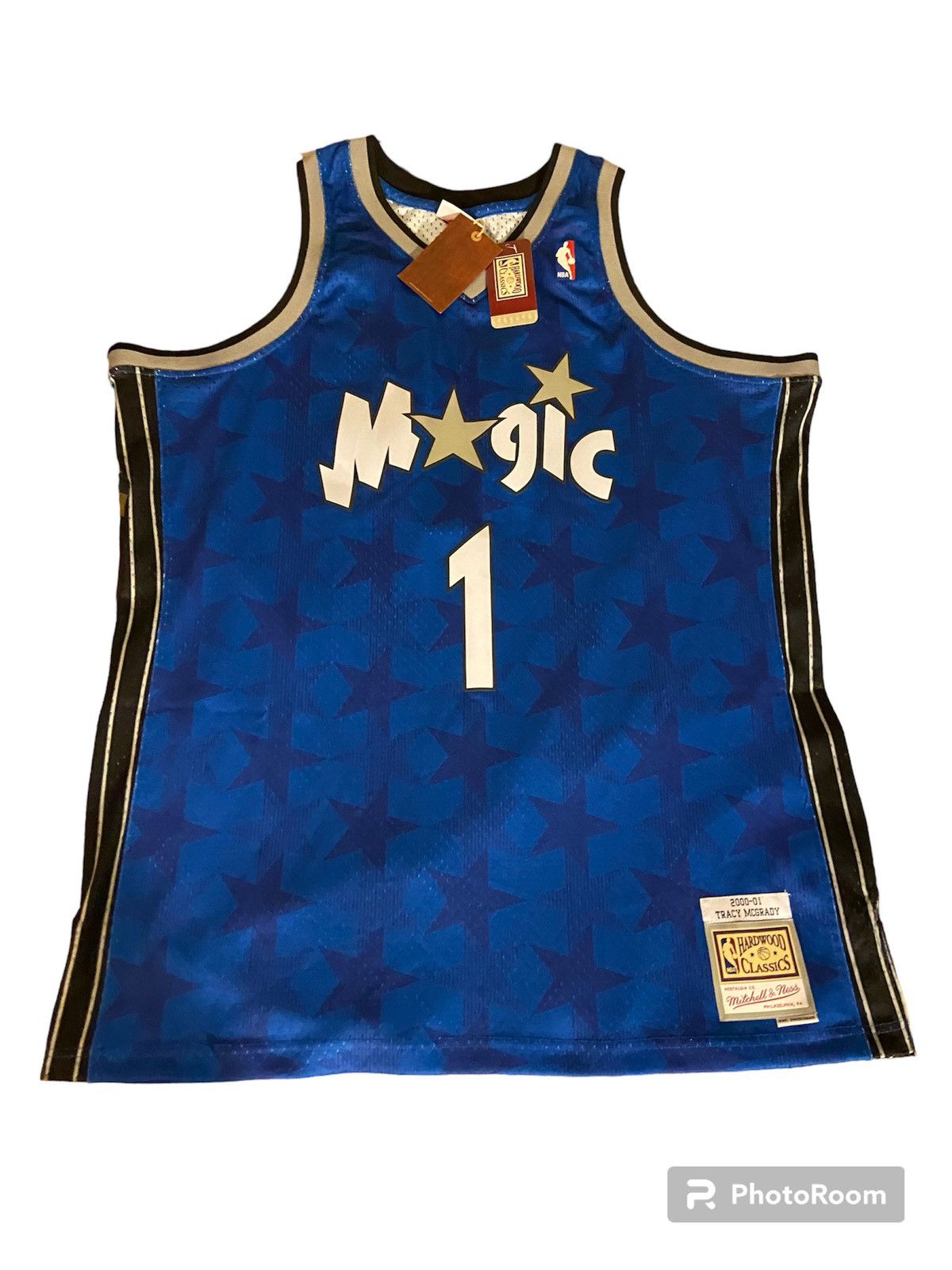 image of Mitchell Ness x NBA Mitchell And Ness Orlando Magic Tracy Mcgrady Tmac New in Blue, Men's (Size XL)