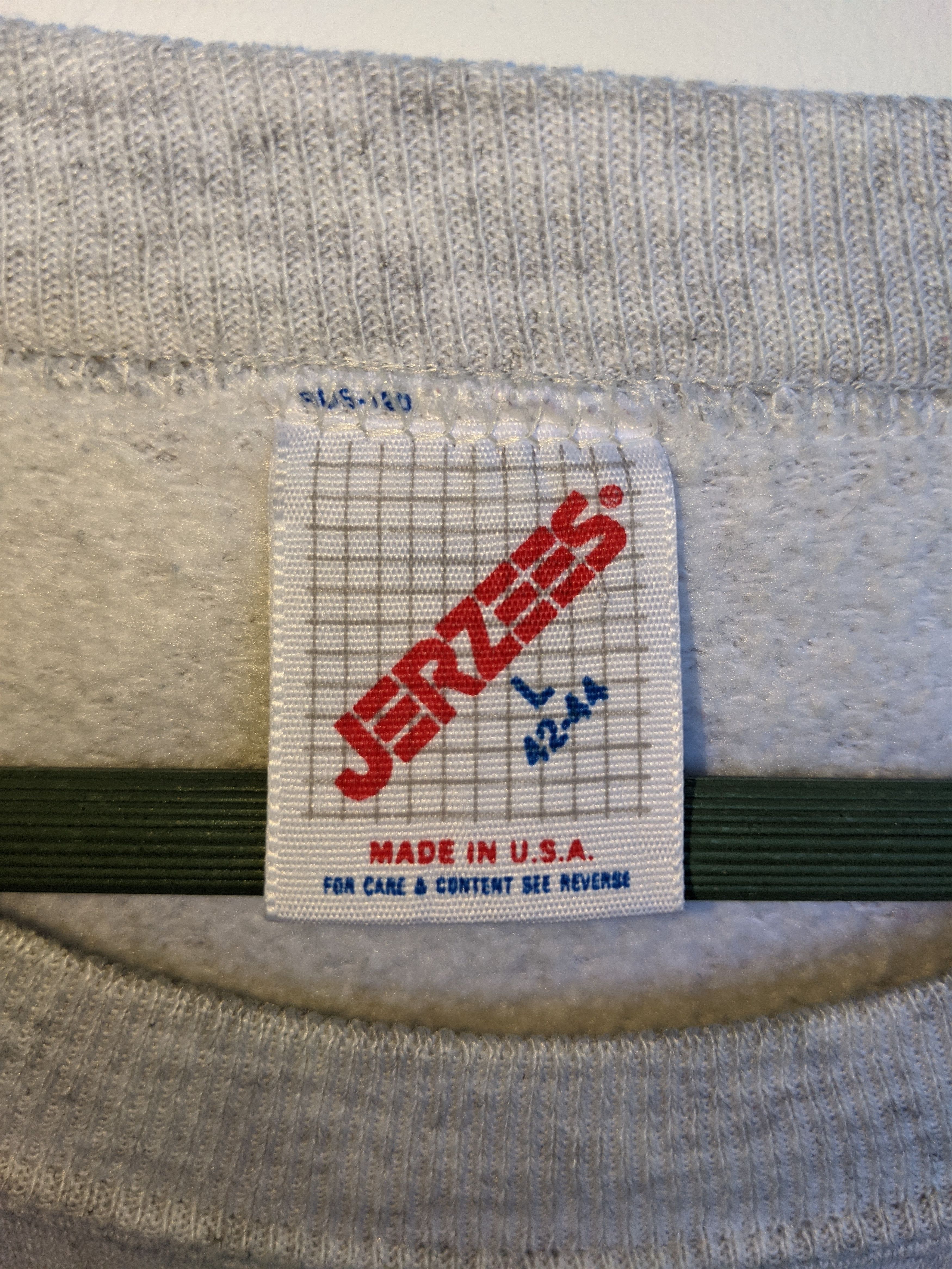 Jerzees Vintage 90s Washington D.C Logo Sweatshirt/Size L Size US L / EU 52-54 / 3 - 4 Thumbnail