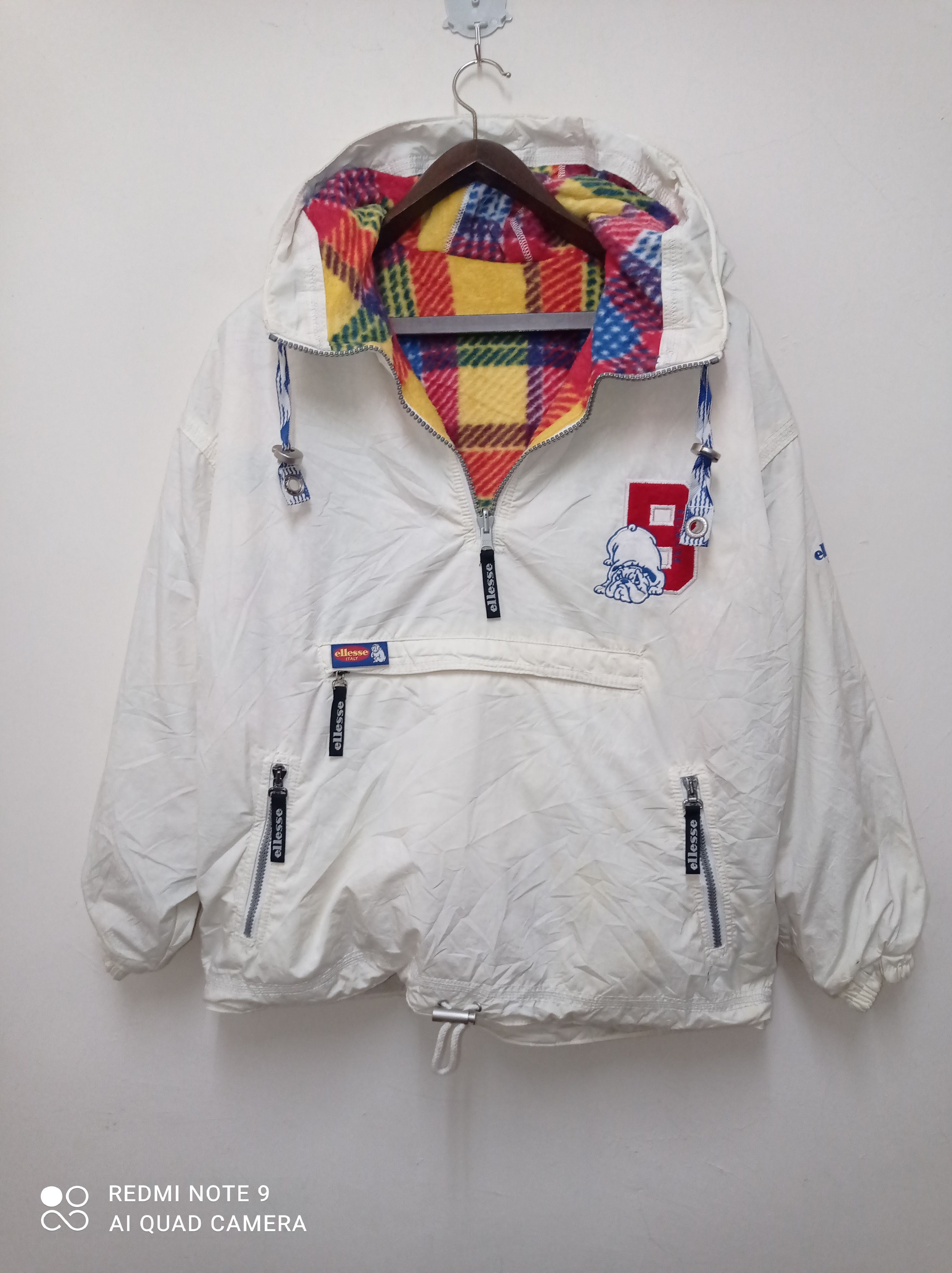 🔥Vintage ellesse Bulldog Reversible jacket nice style 🤩