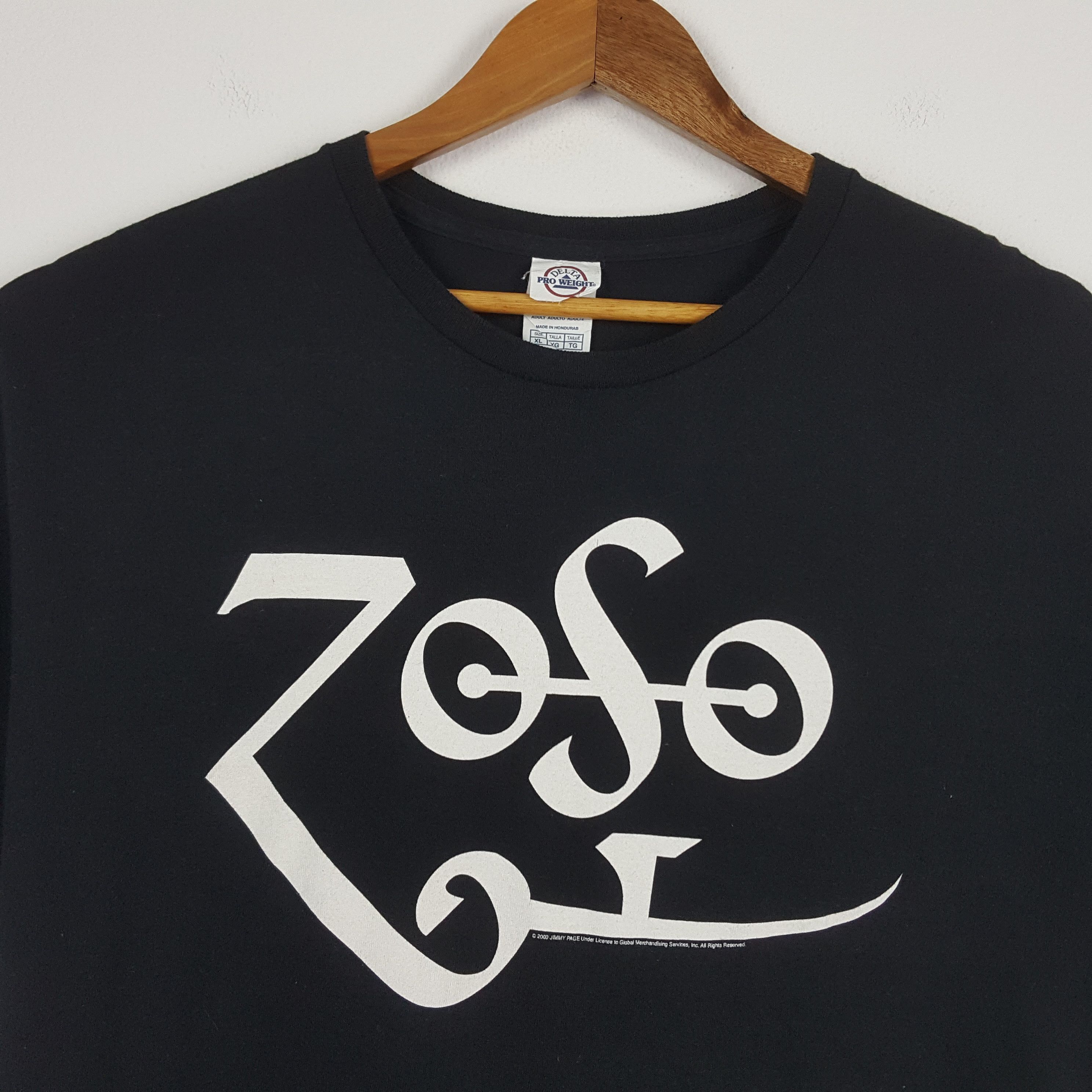 Vintage ZoSo Jimmy Page Led Zeppelin Guitars T-Shirt