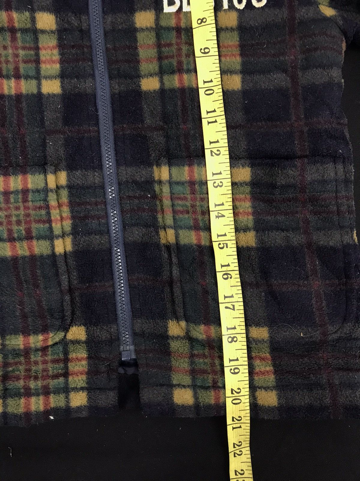 Japanese Brand Vintage 90s Bobson Plaid Checked Wool Fleece Jacket Style Size XS / US 0-2 / IT 36-38 - 6 Thumbnail