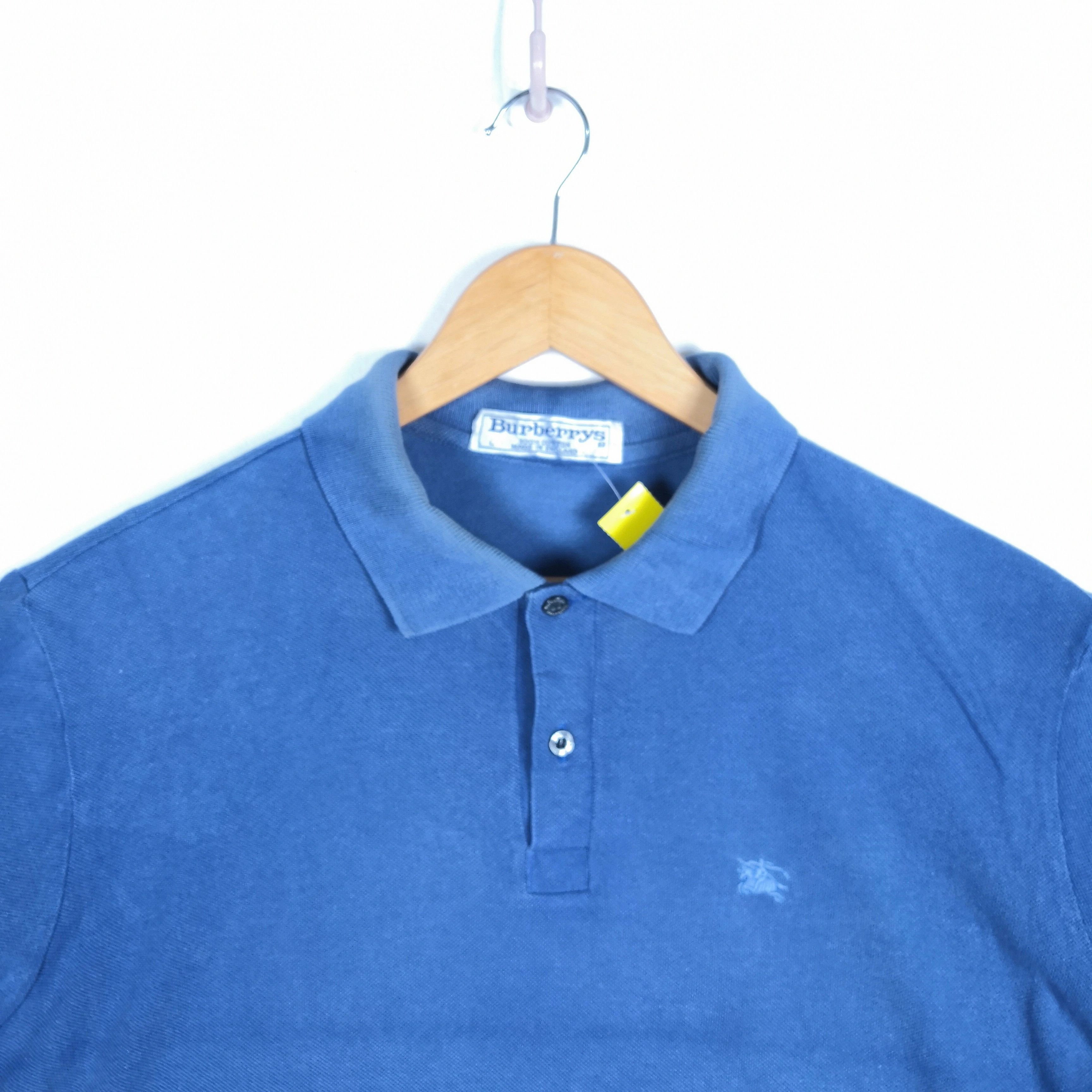 Burberry Vintage Burberry T Shirt Burberrys Polo Tees Shirts Size US XL / EU 56 / 4 - 3 Thumbnail